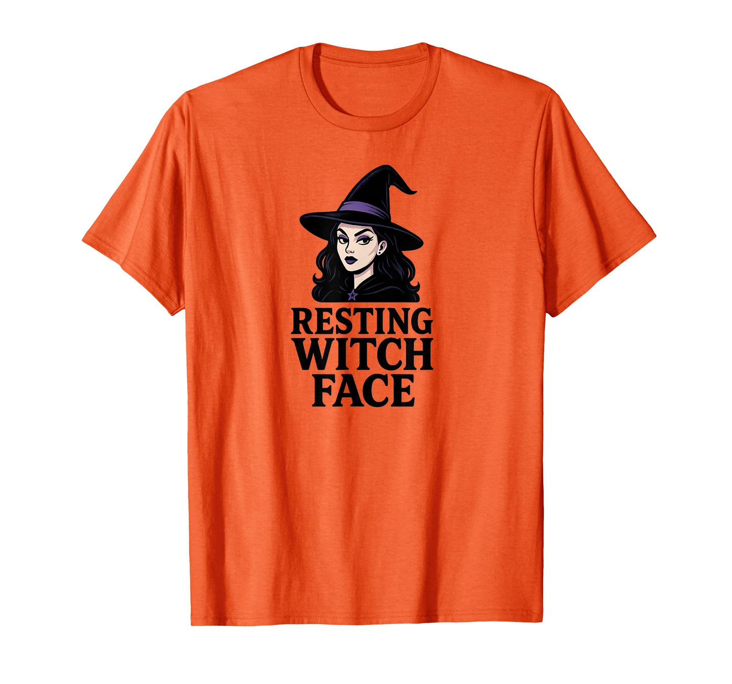 Resting Witch Face Funny and Sarcastic Halloween for Women T-Shirt
