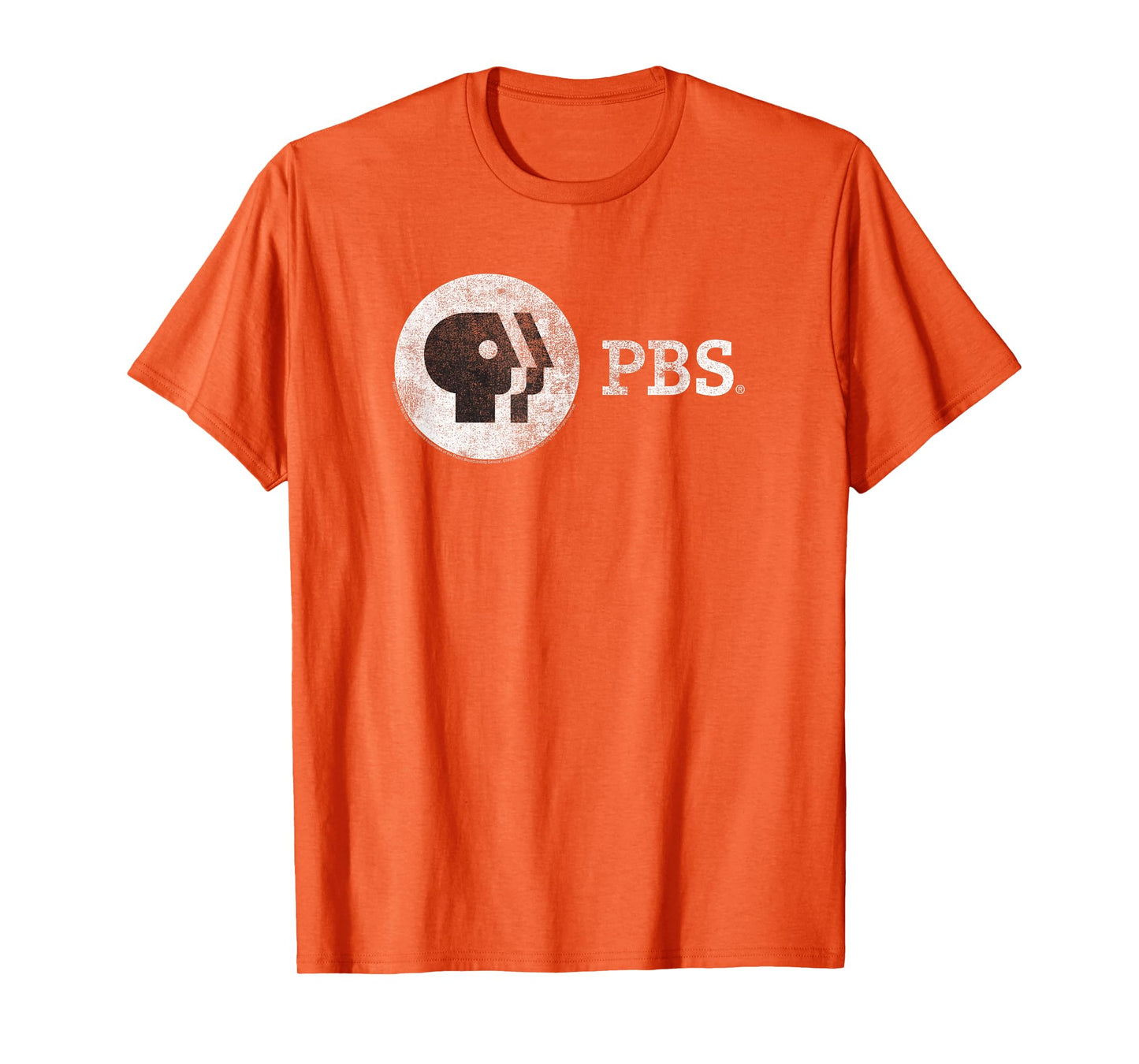 PBS Vintage Round White Logo Public Broadcasting Service T-Shirt