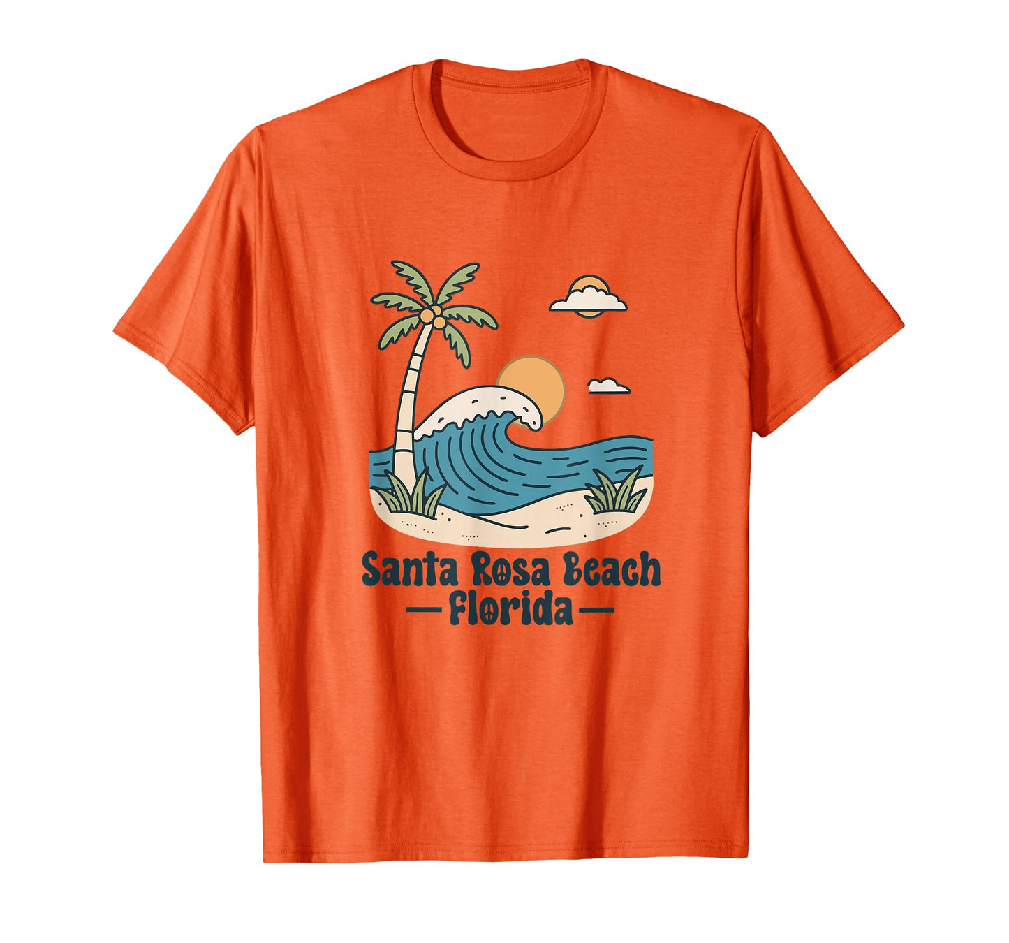 Santa Rosa Beach Florida Souvenir Walton County T-Shirt