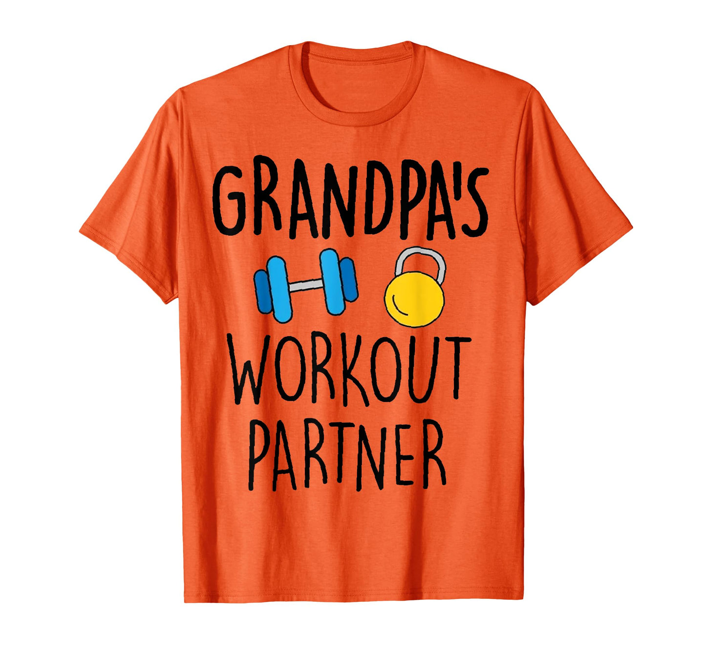 Grandpa's Workout Partner Gym Baby Funny T-Shirt