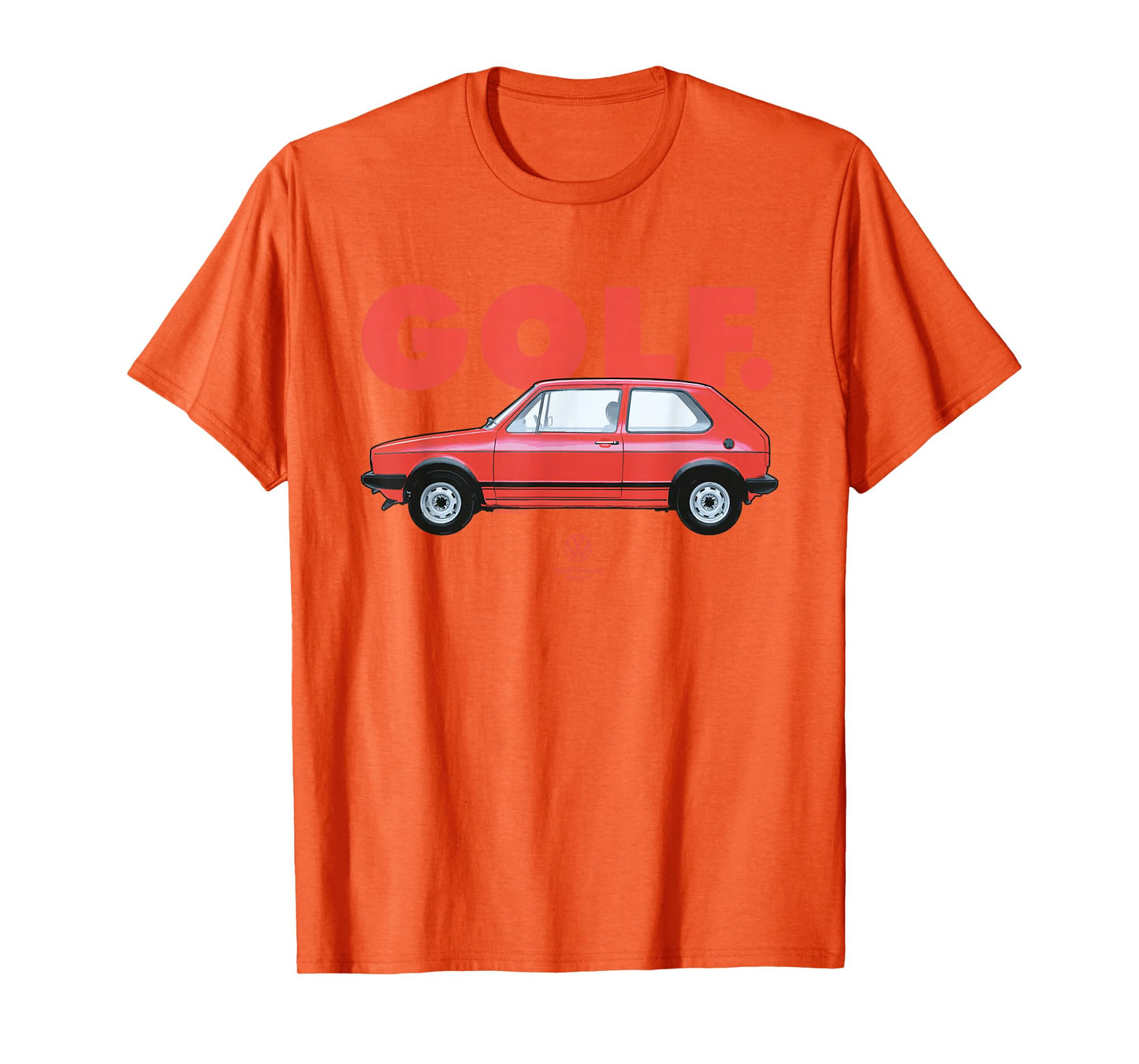 Volkswagen Golf GTI Mk1 Red Retro T-Shirt