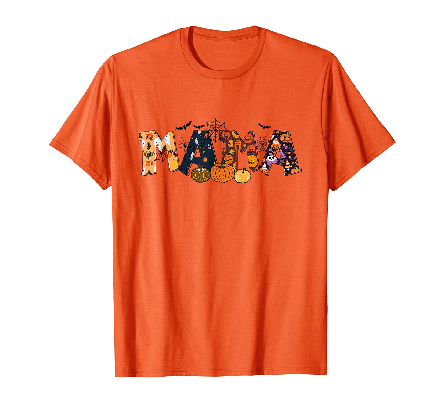Spooky Mama Groovy Retro Ghost Halloween Spooky Mom Mother T-Shirt
