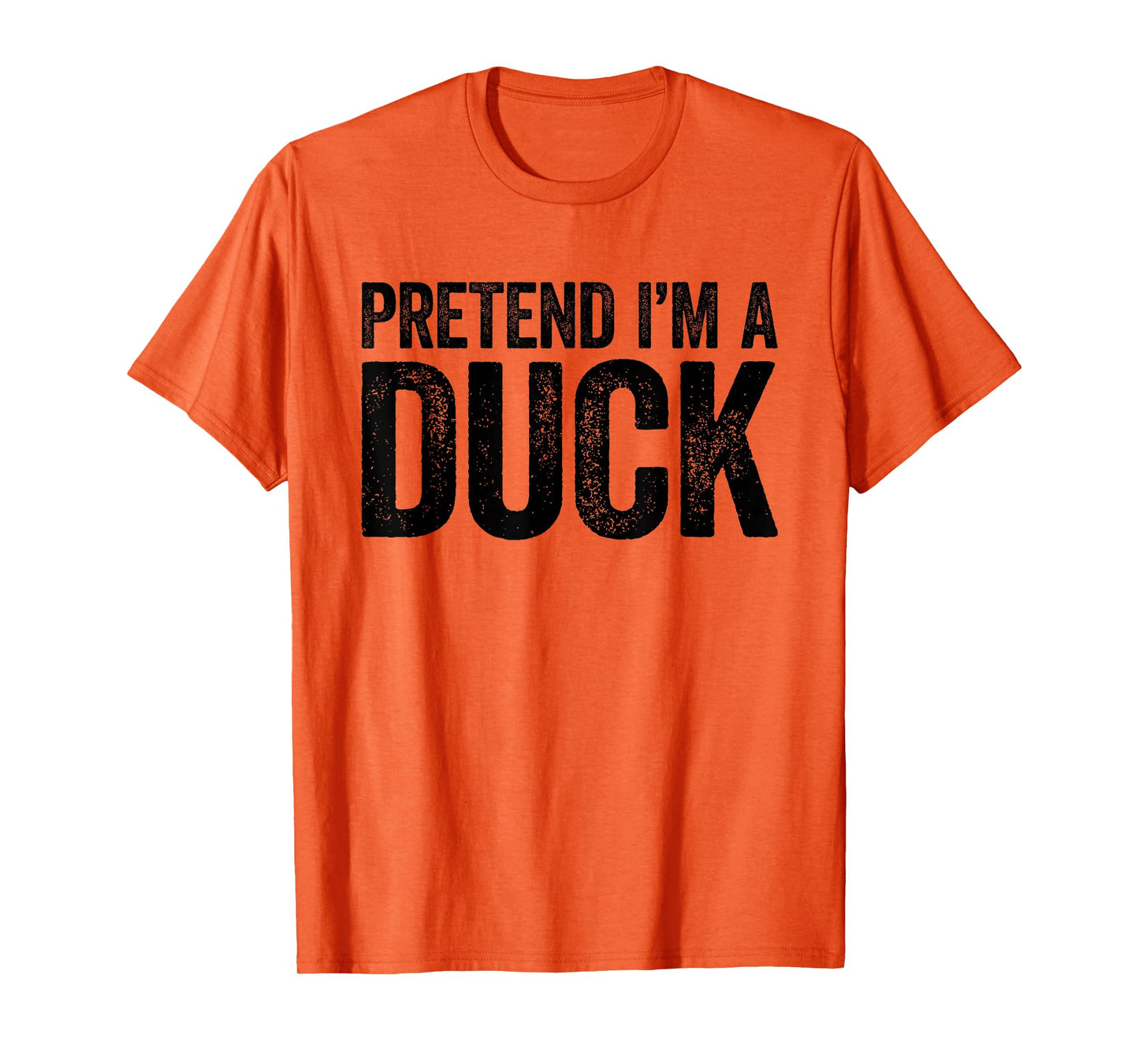Pretend I'm A Duck Shirt Matching Kids Adult Duck Costume T-Shirt
