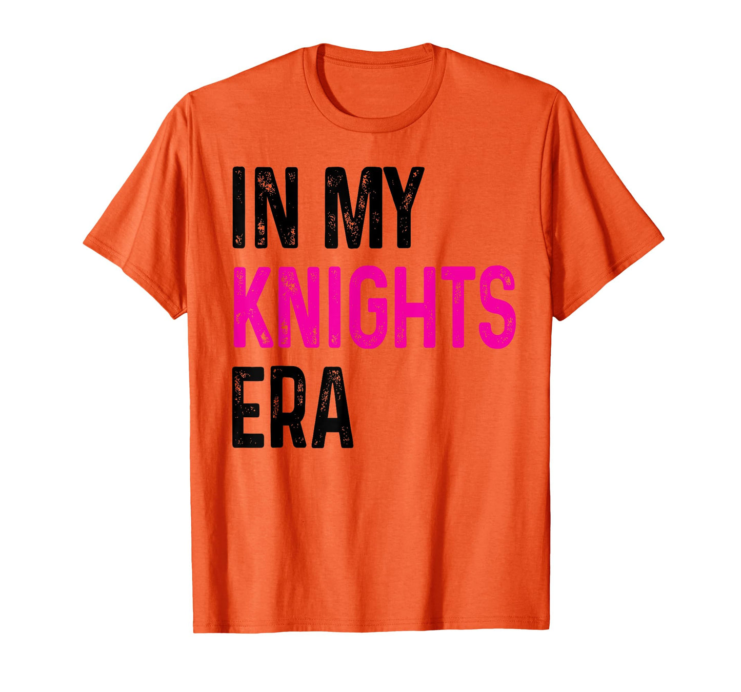 In My Knights Era Back to School Spirit Game Retro Groovy T-Shirt