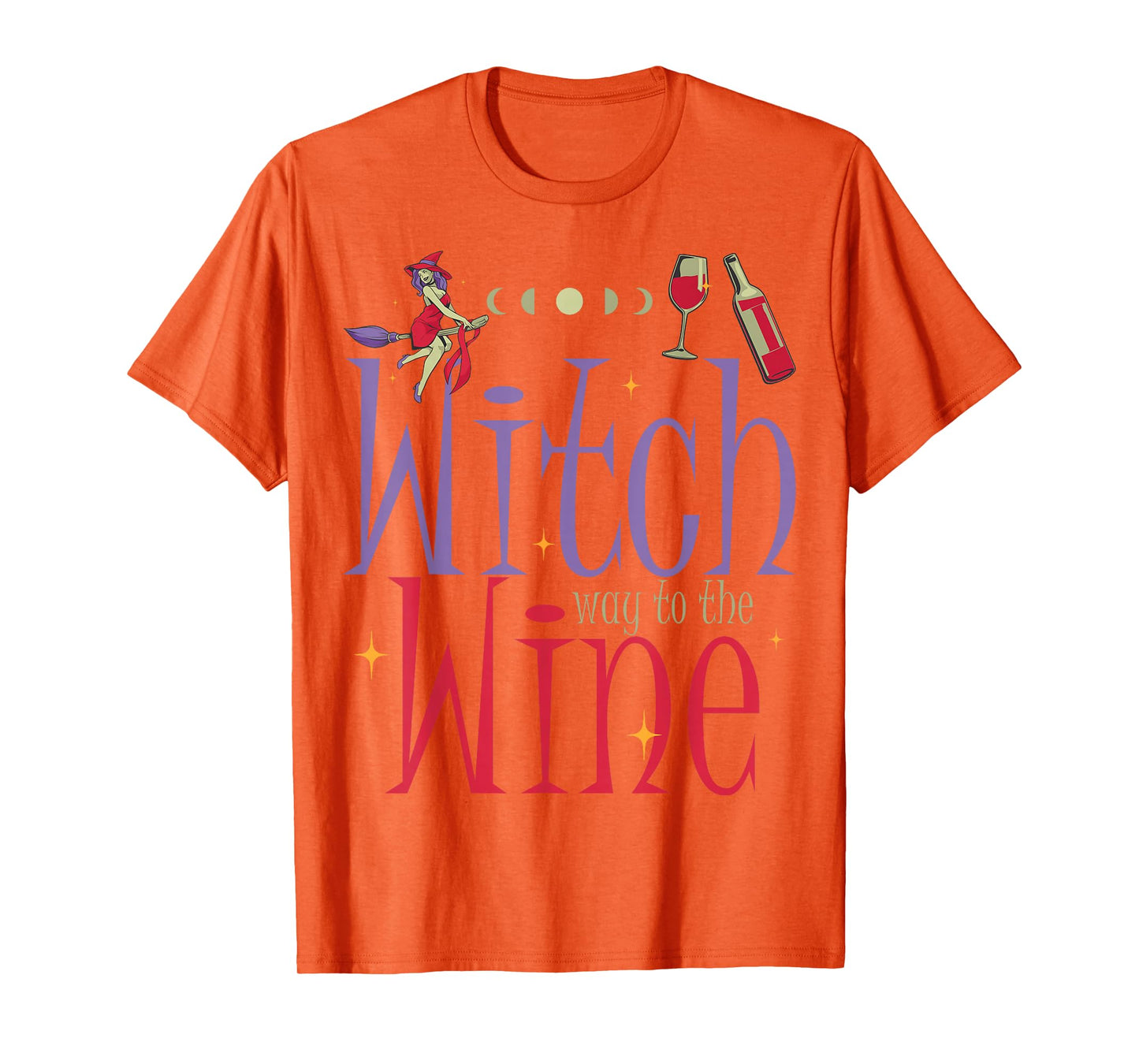 Wine Witch Halloween Wine Lovers Drinker Wine Enthusiast T-Shirt