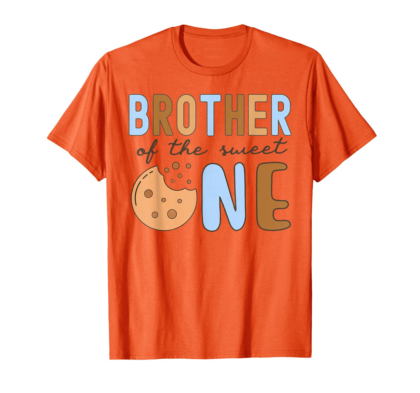 Brother Of The Sweet One Cookies and Milk Birthday Family T-Shirt