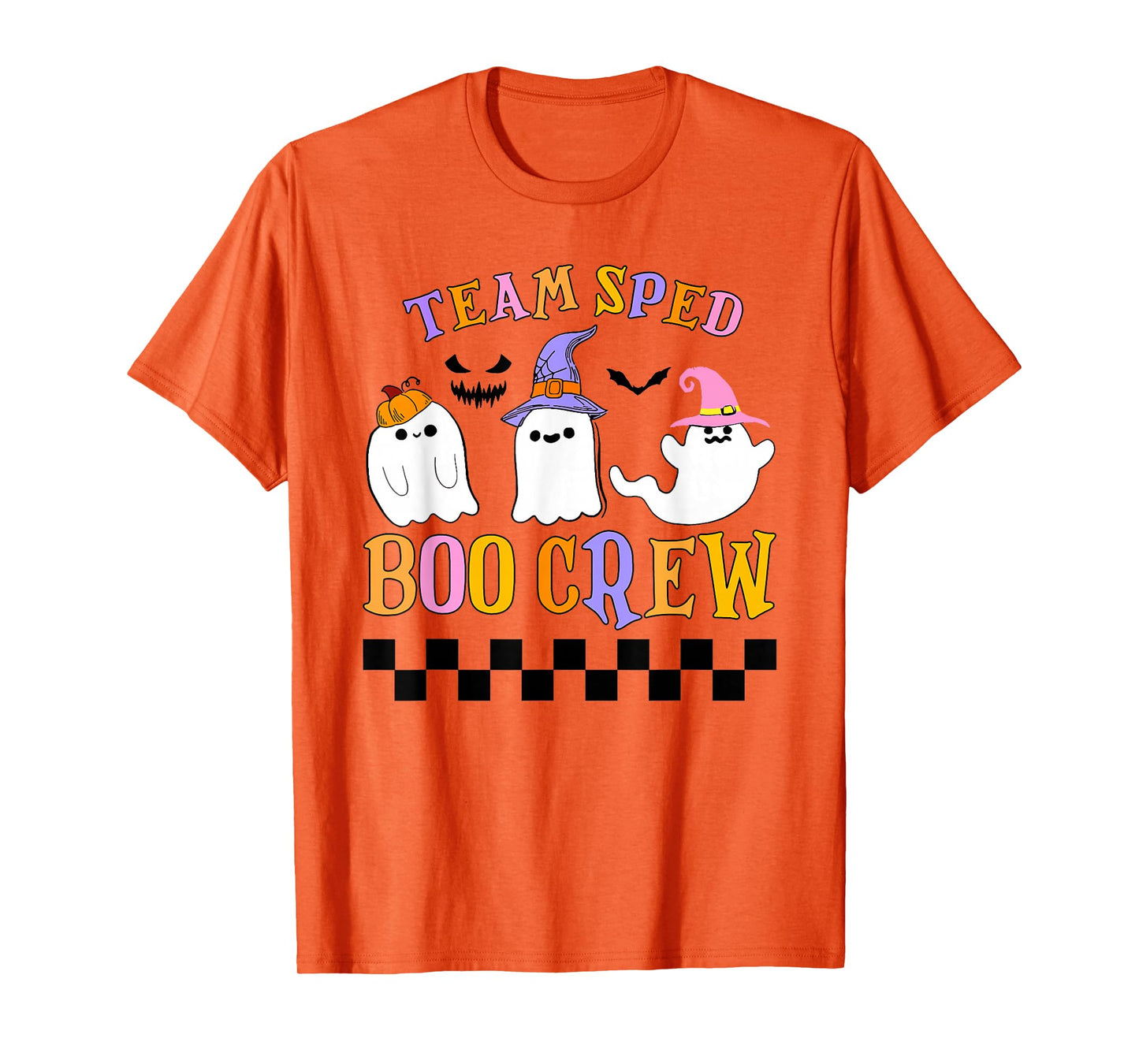 Team Sped Boo Crew Halloween Ghosts T-Shirt
