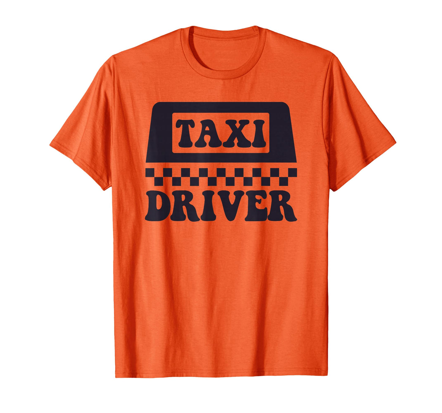 Yellow Taxi Costume Halloween Funny Taxi Driver Men T-Shirt