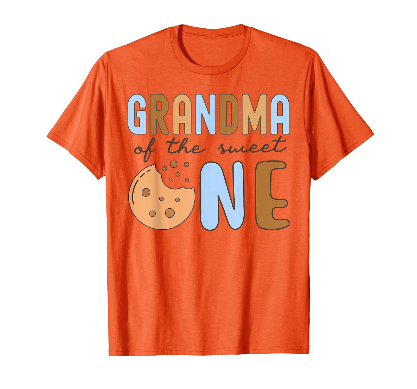 Grandma Of The Sweet One Cookies and Milk 1st Birthday T-Shirt