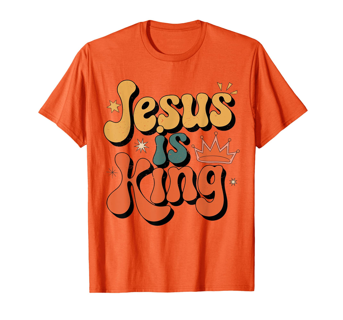 Toddler Jesus is King Christian Kid Boy Good God Son Brother T-Shirt