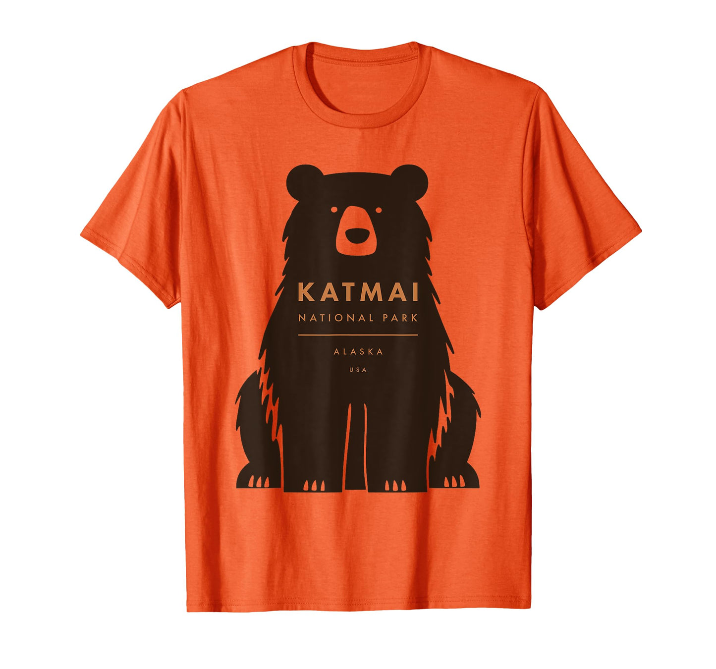 Katmai National Park Alaska Retro Vintage Bear T-Shirt