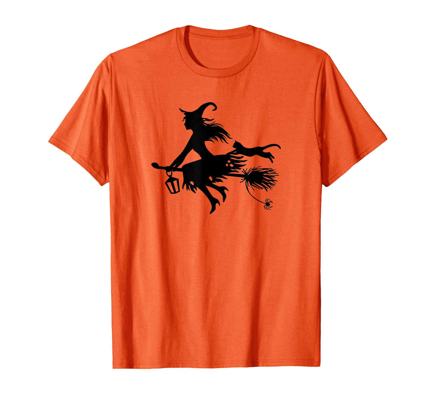 Yes I Can Drive A Stick Funny Halloween Witch Cat (2 Sides) T-Shirt