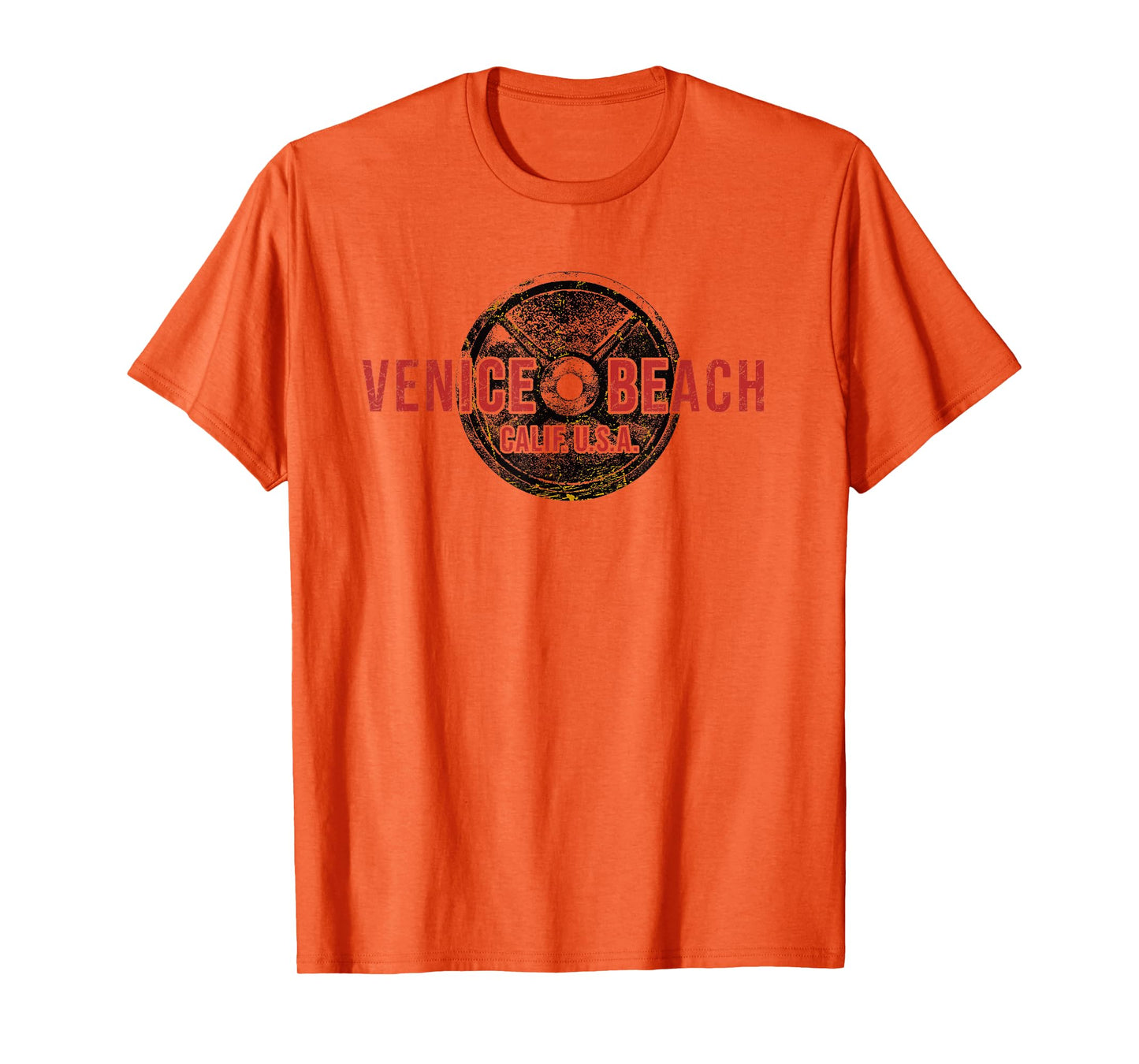 Bodybuilding Venice Beach California Weightlifting Gym T-Shirt