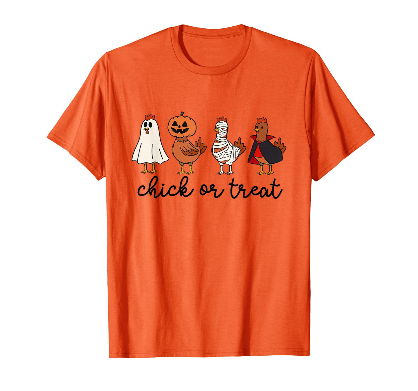 Chick or Treat Halloween Chicken Ghost Spooky Chicken Lover T-Shirt