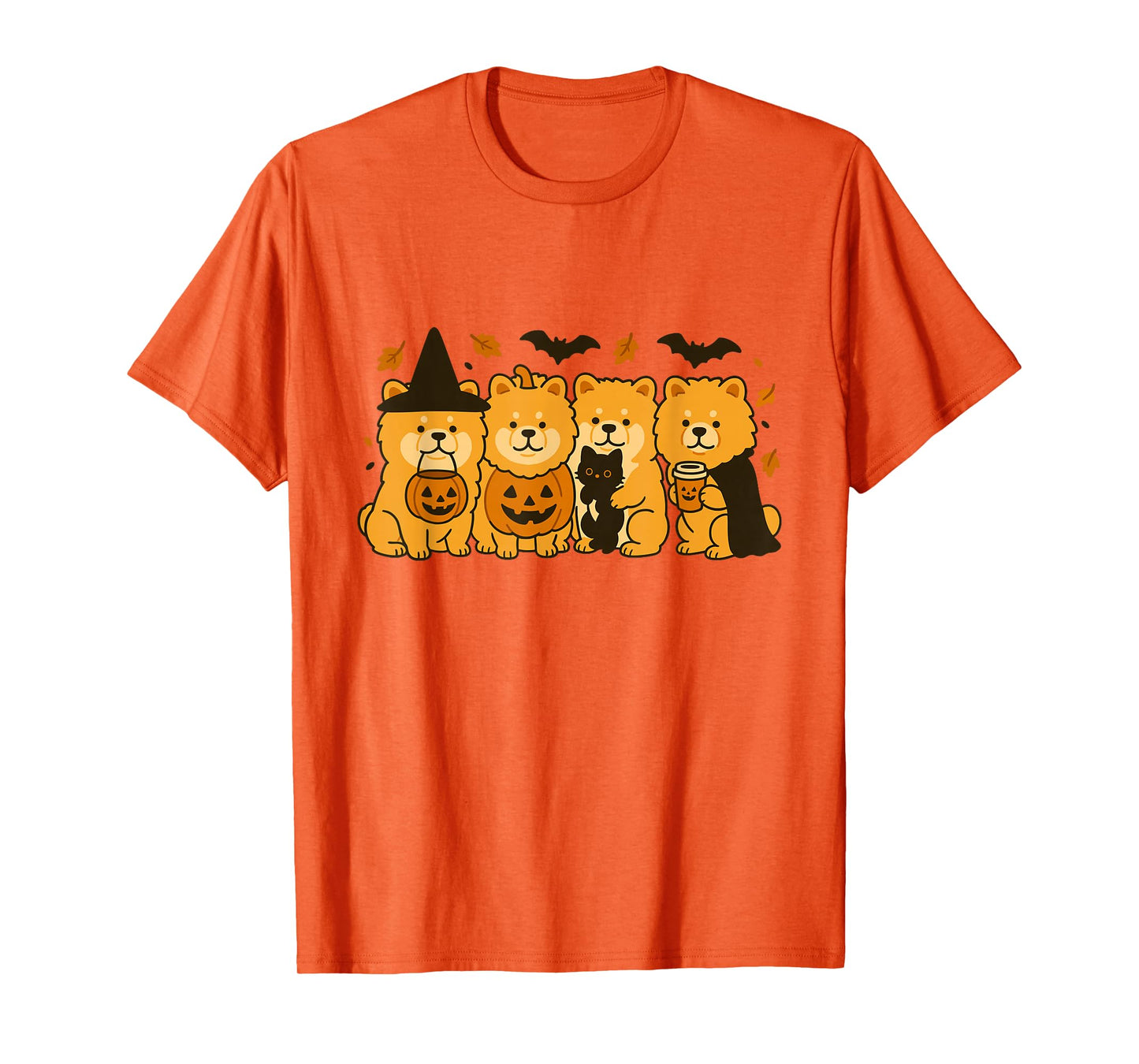 Trick Or Treat Chow Chow Halloween Chow Dog Mom Dog Lover T-Shirt