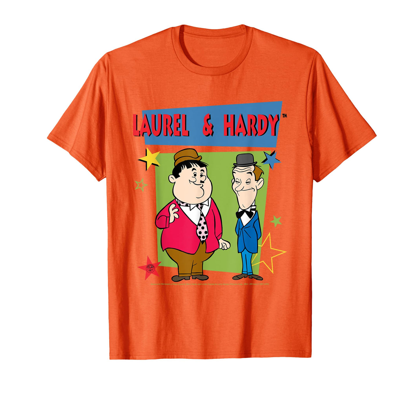 Laurel & Hardy Comic Book Stars T-Shirt