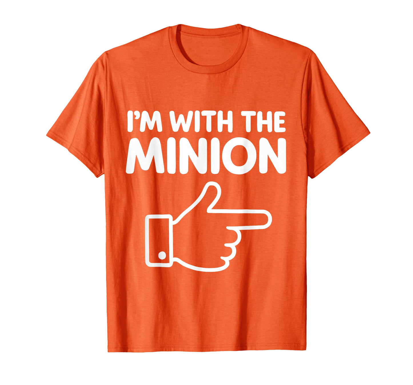 I'm with The Minion Costume Family Lazy Easy Halloween T-Shirt
