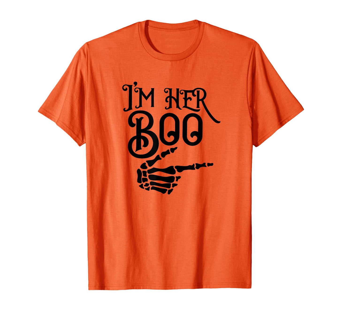 I'm Her Boo I'm His Ghoul Spooky Ghost Halloween Couple Men T-Shirt