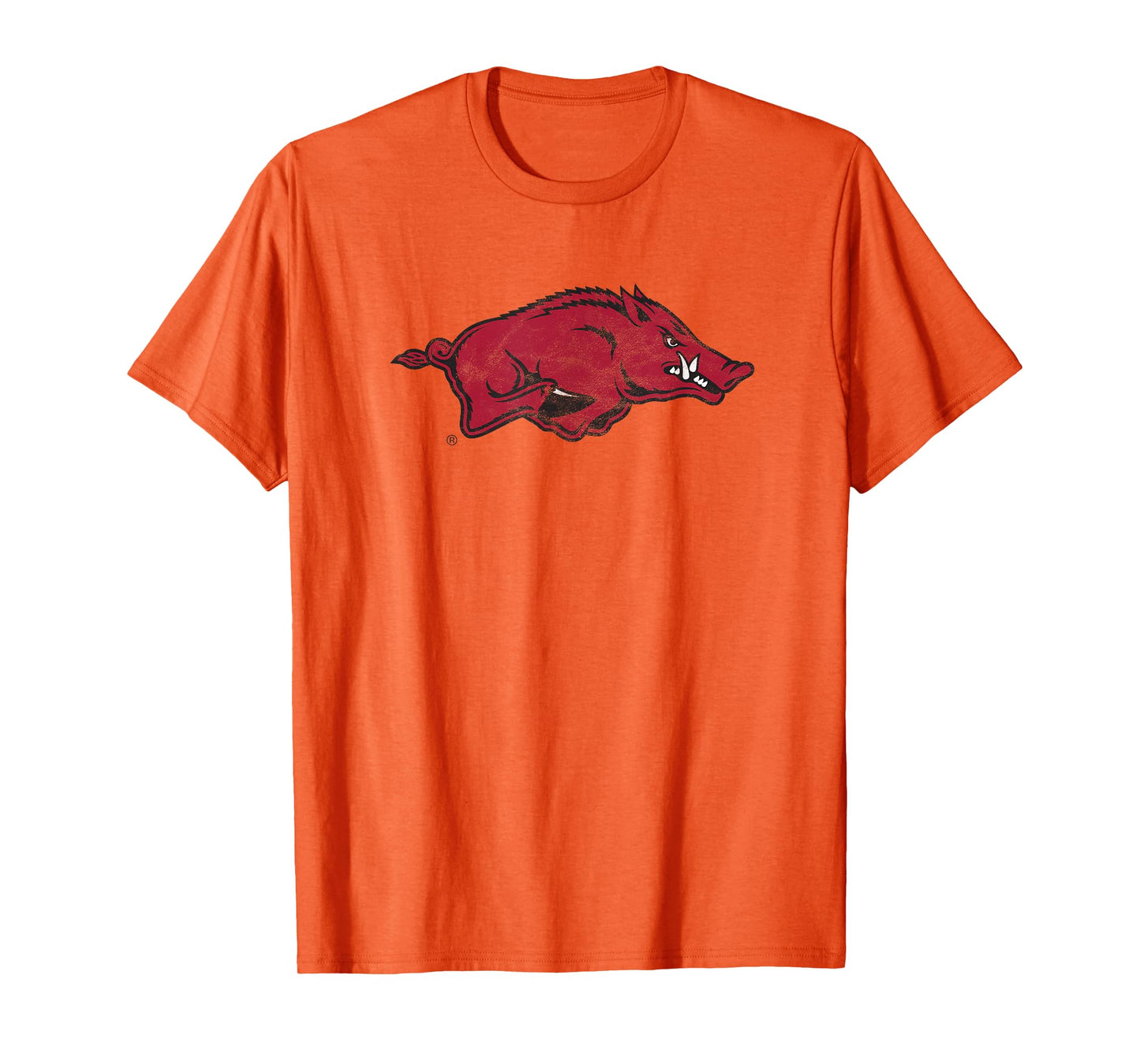 University of Arkansas Razorbacks Distressed Primary Logo T-Shirt