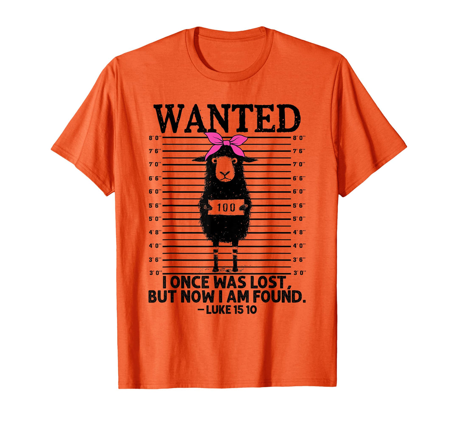 Christian, Lost Sheep Jesus, Wanted I Once Was Lost T-Shirt