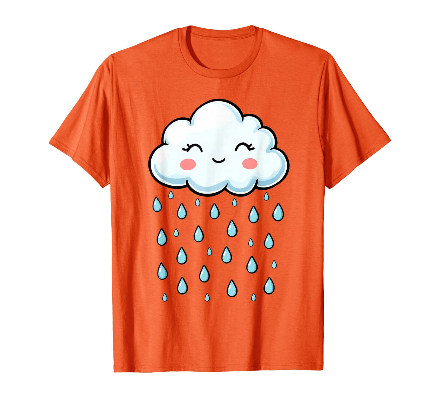 White Cloud Rain Drop Costume Christmas Halloween T-Shirt