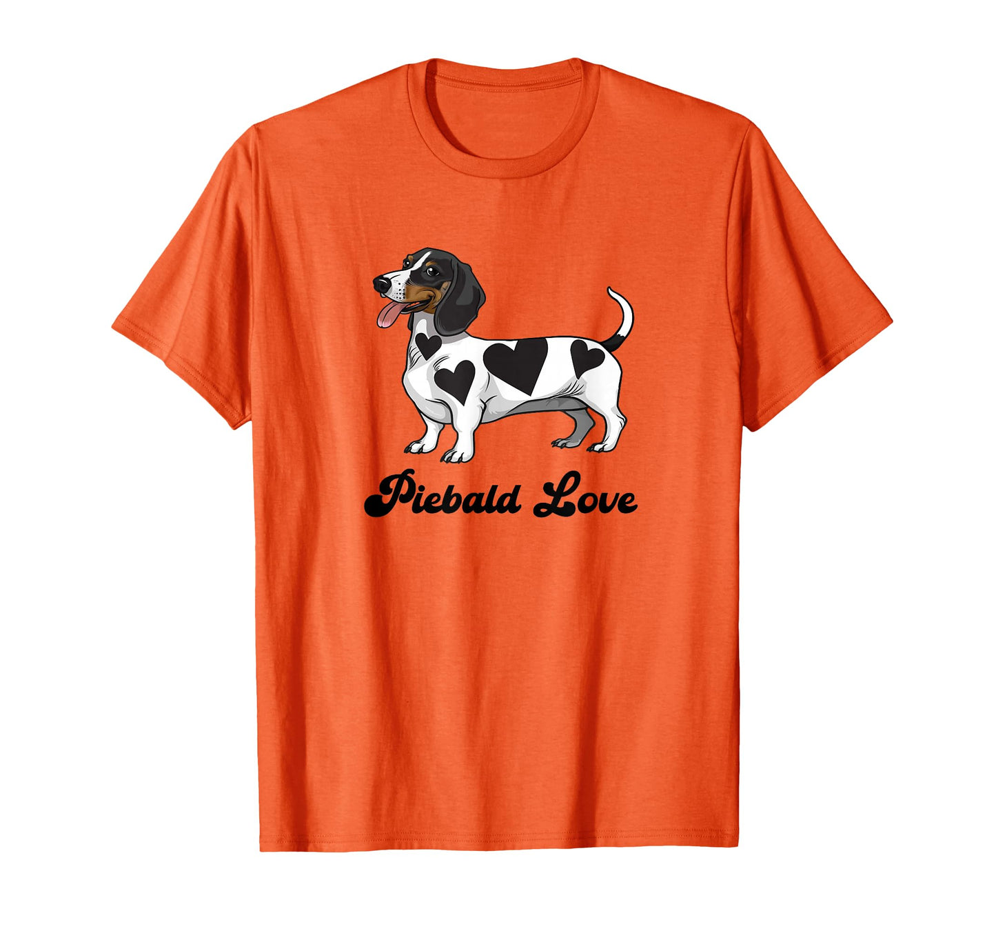 Funny Piebald Love Dachshund Lover T-Shirt