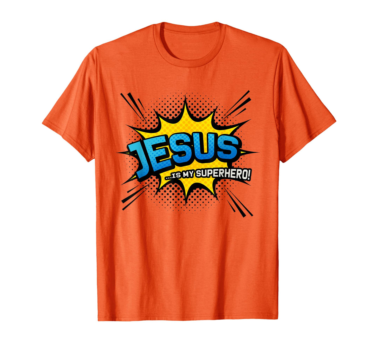 Jesus is My Superhero - Funny Cool Comic Book T-Shirt