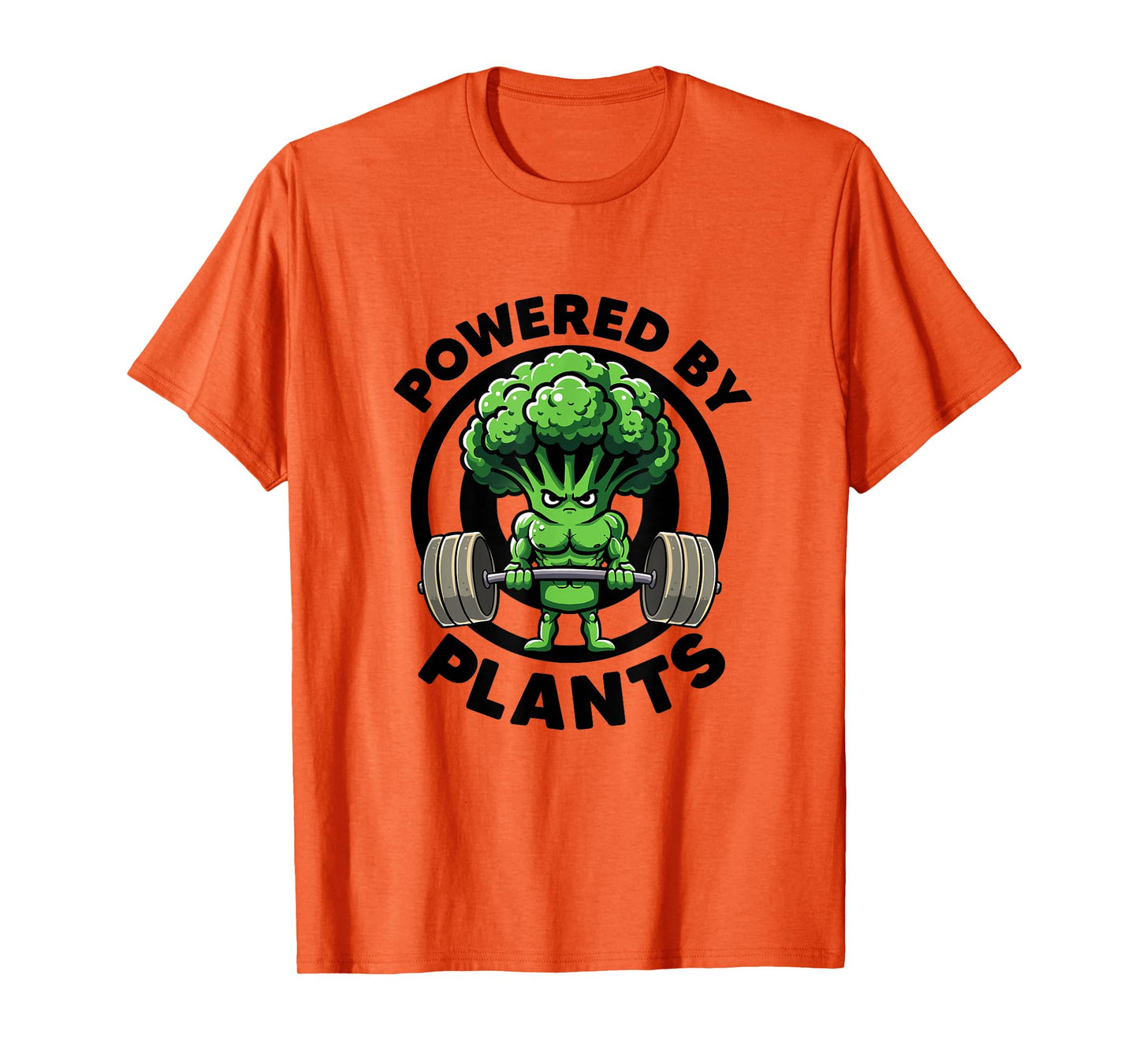 Powered By Plants Vegan Athlete Vegan Gym Vegan Bodybuilding T-Shirt