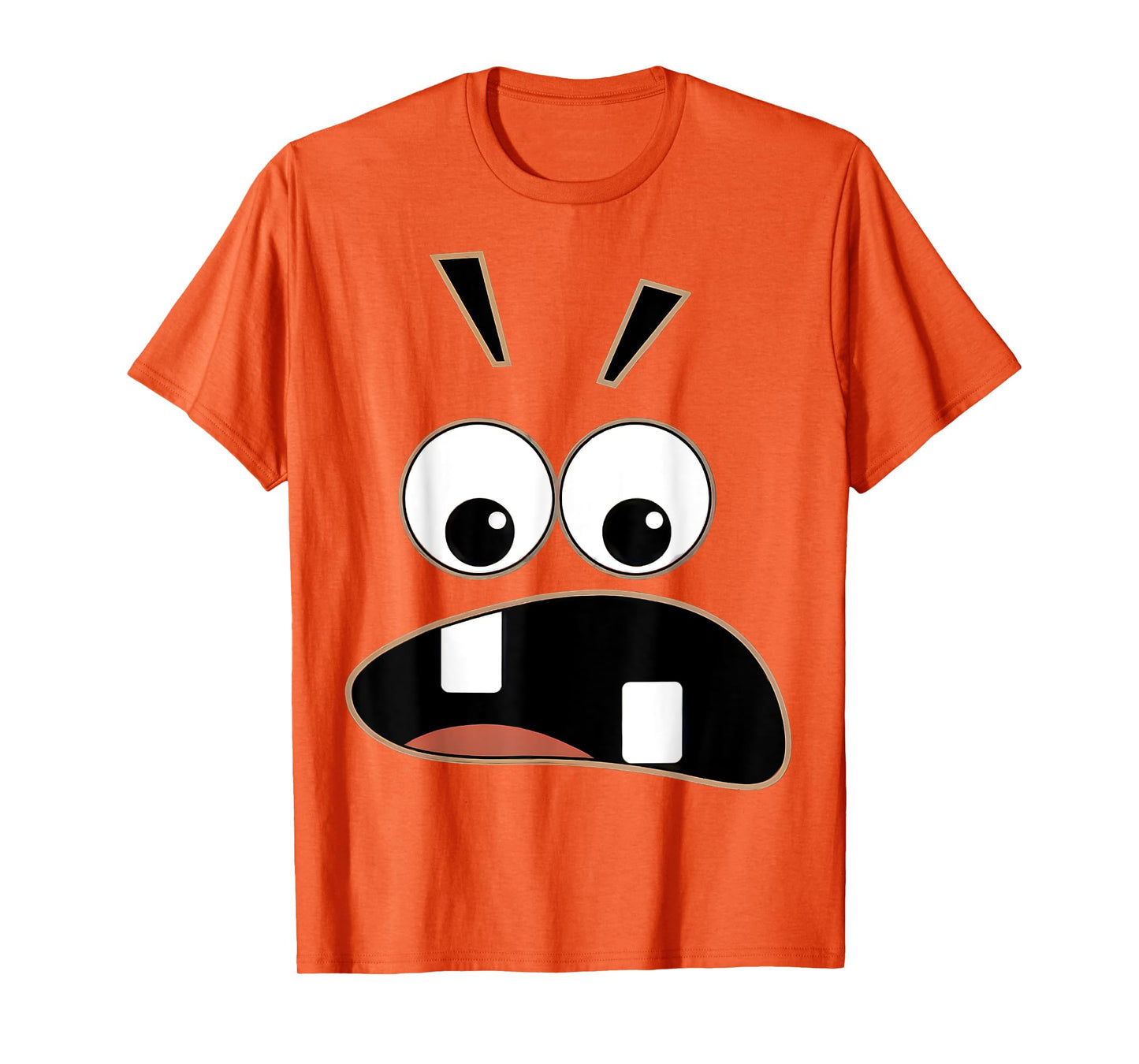Funny Carrot Creepy Face Halloween costume Kids Men Women T-Shirt