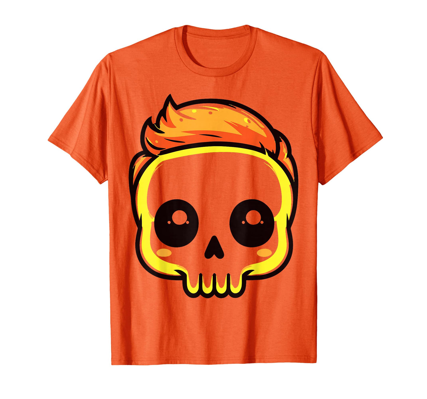 Male Skull - Halloween T-Shirt