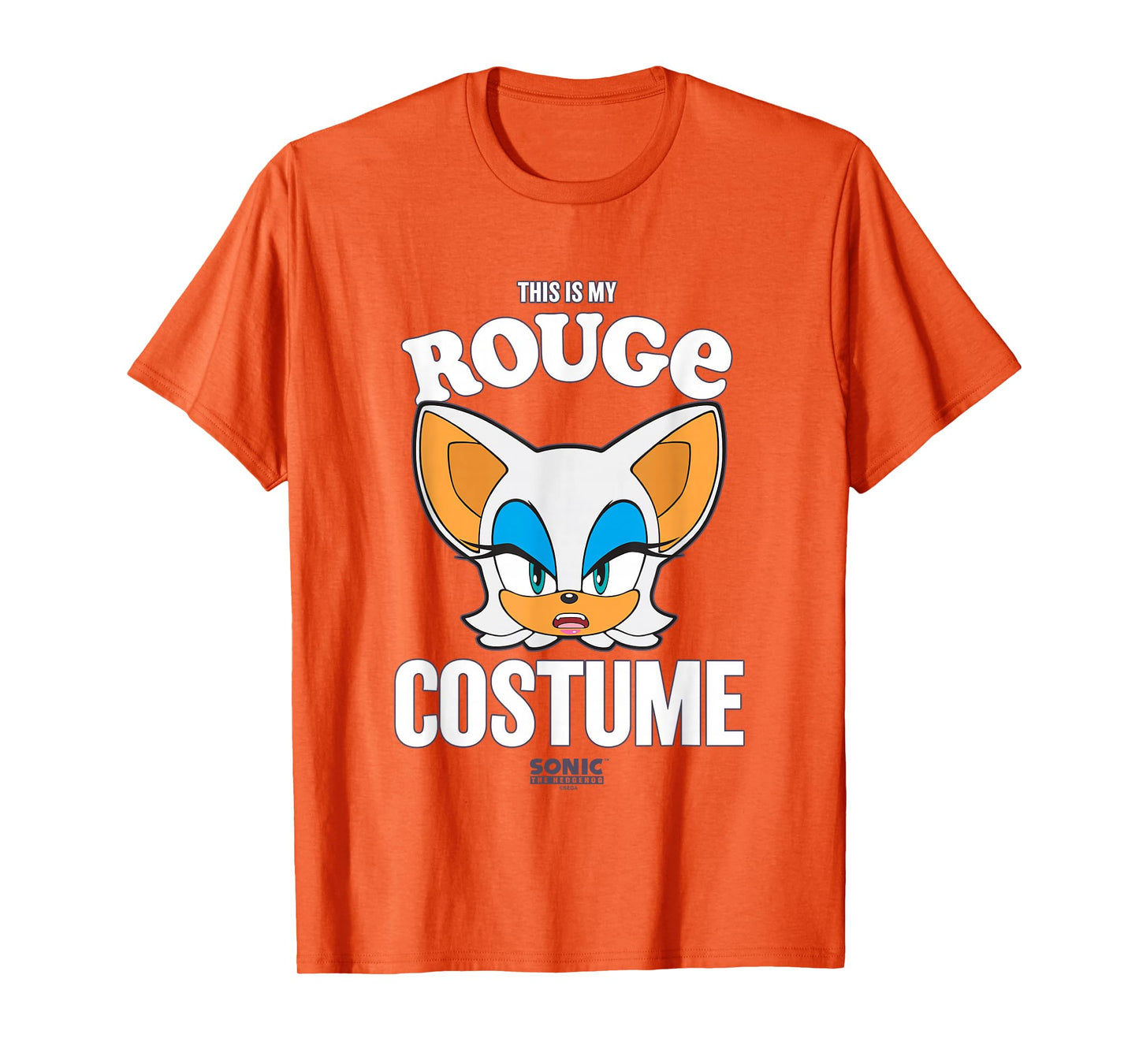 Sonic The Hedgehog Halloween This Is My Rouge Costume T-Shirt