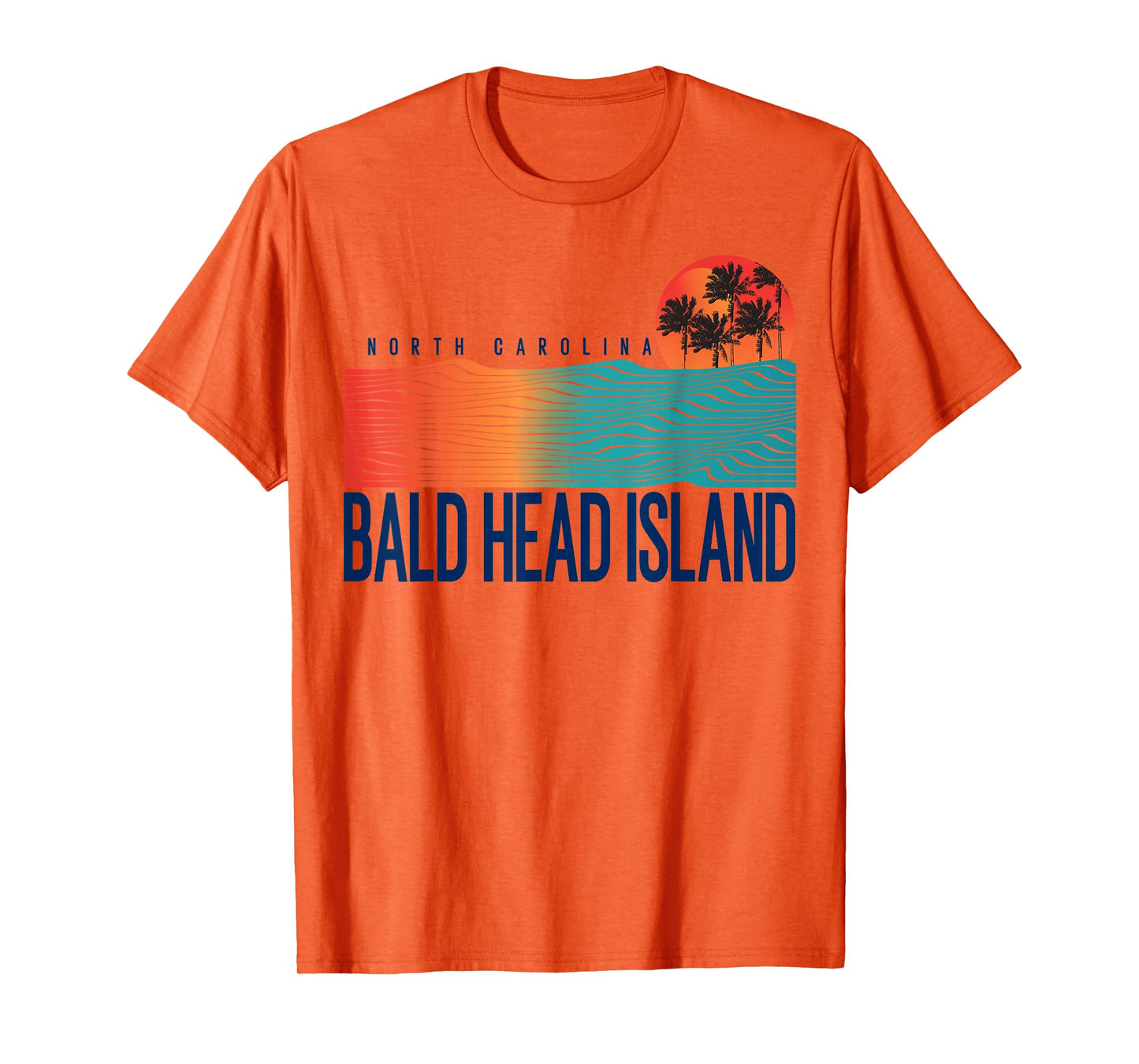 Bald Head Island Beach North Carolina Women Men Surfboarding T-Shirt