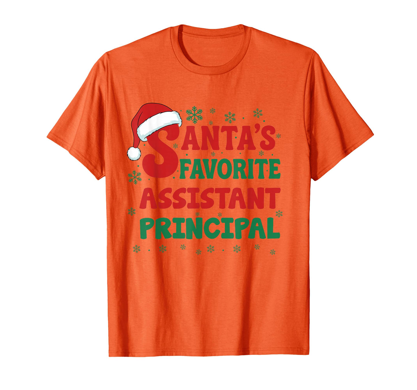 Santa's Favorite Assistant Principal Christmas Pajama T-Shirt
