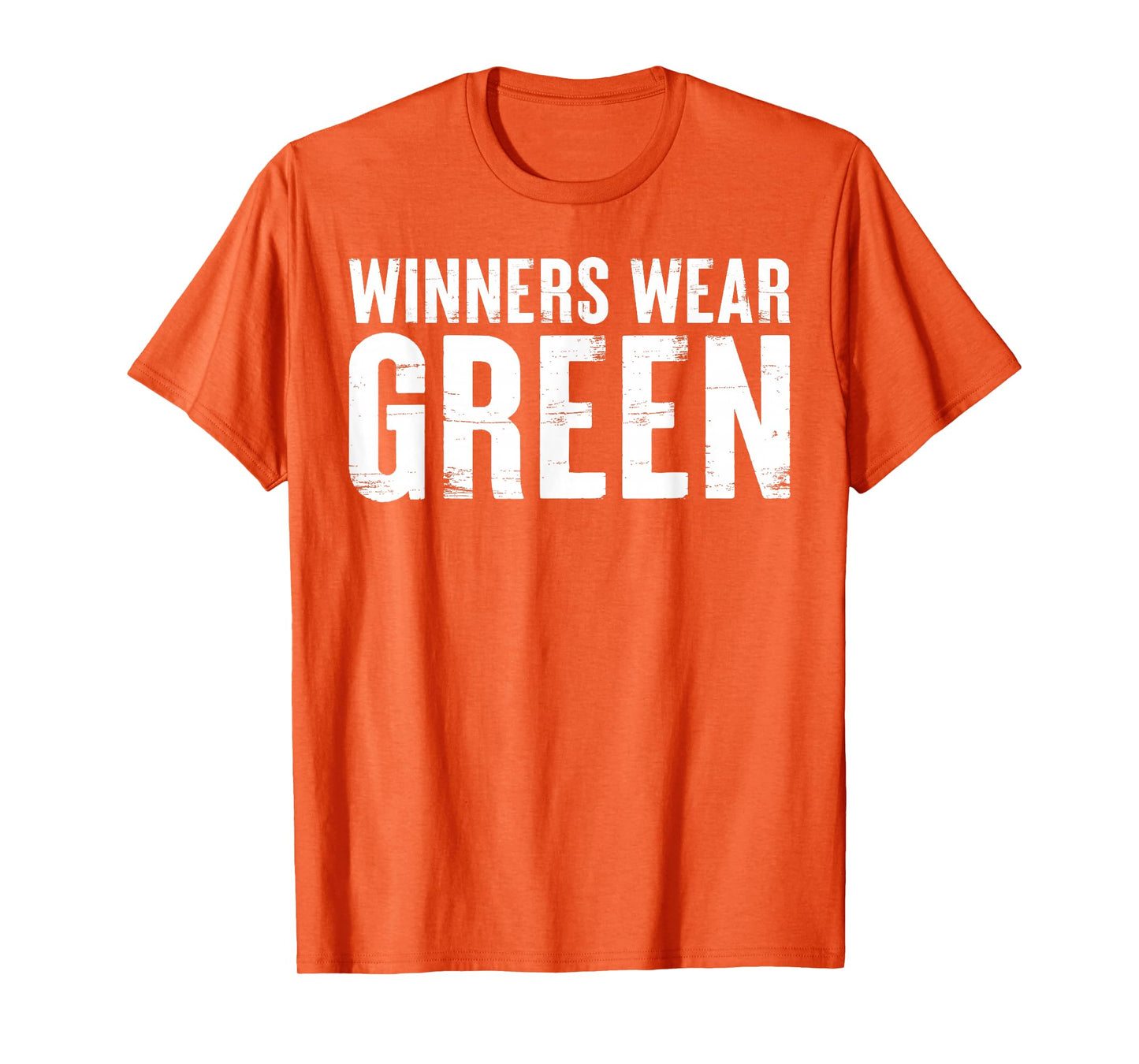 Winners Wear Green Color War Game Wear Team Spirit Camp T-Shirt