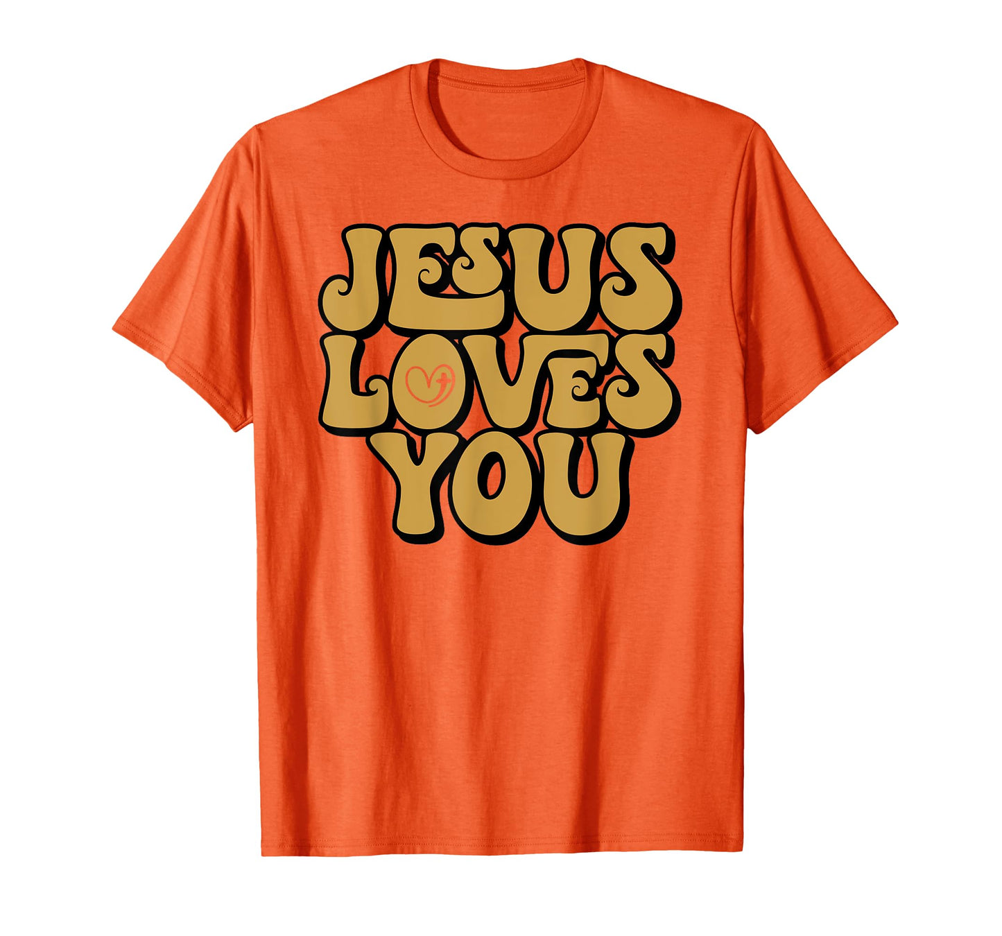 Jesus Loves You Retro Vintage Style Graphic Men Womens T-Shirt