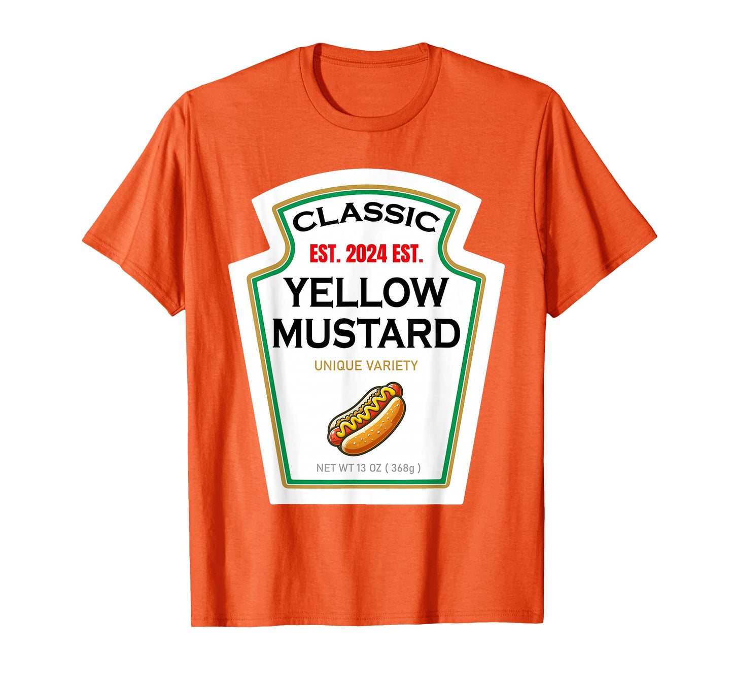 Mustard Halloween DIY Costume Family Matching Ketchup Sauce T-Shirt