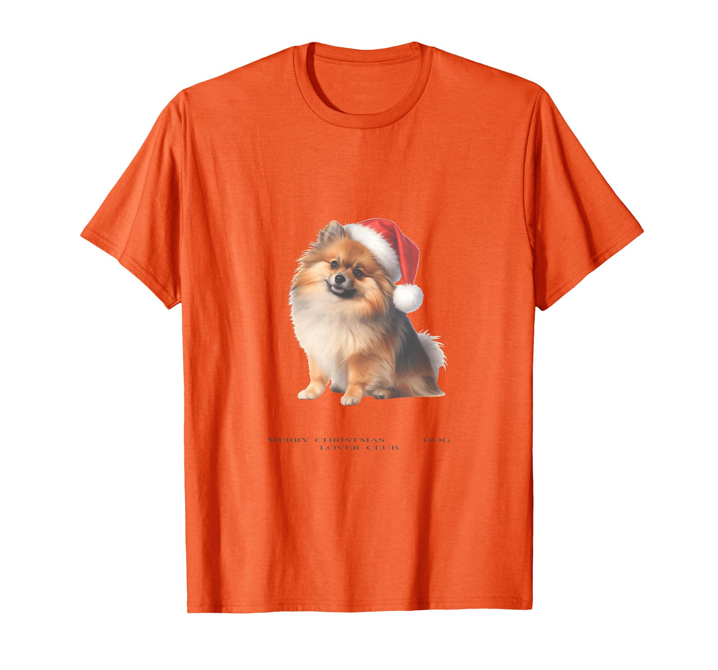 Pomeranian Christmas Dog Vintage T-Shirt