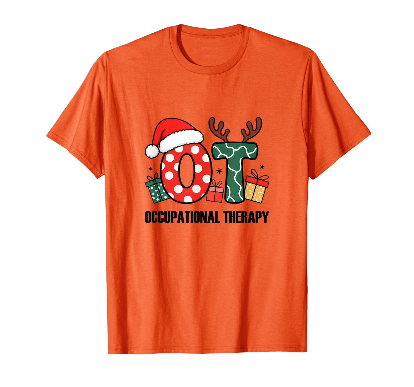 Occupational Therapy OT Therapist Christmas T-Shirt