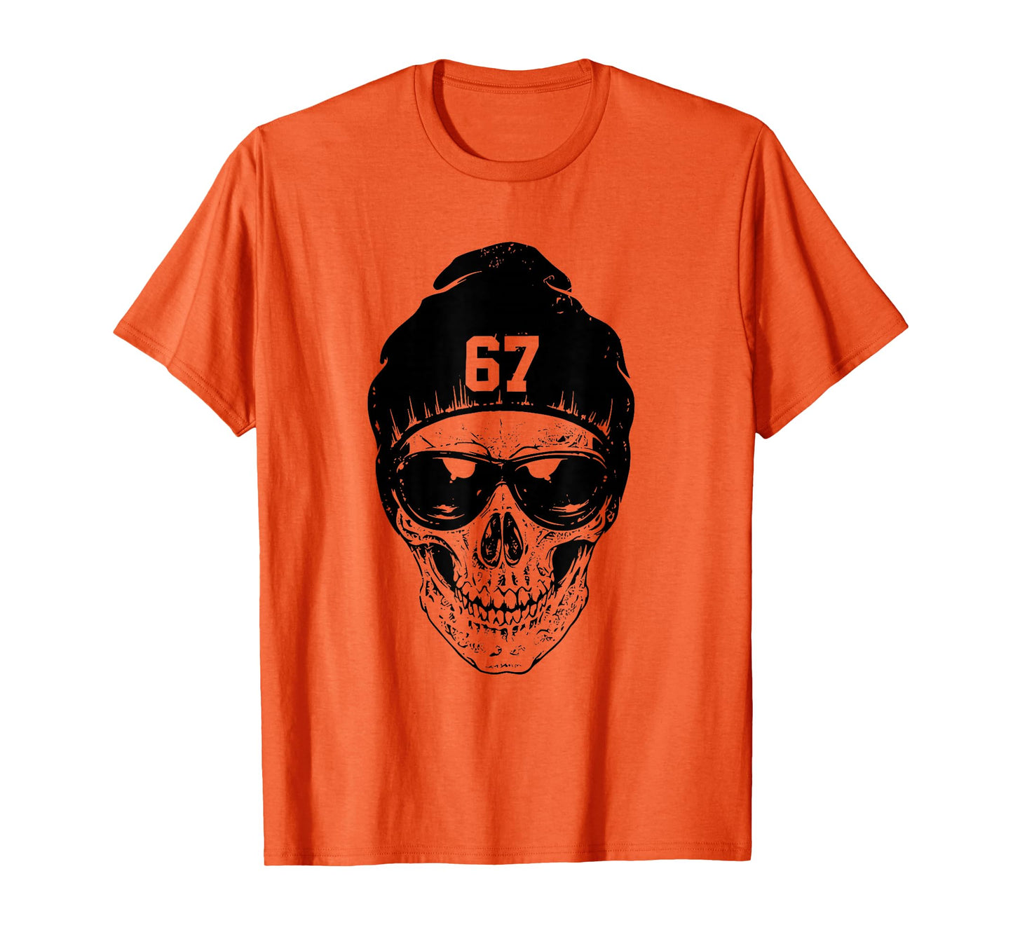 67 Six Seven 67 Meme Funny Distressed 67 Number Sports T-Shirt