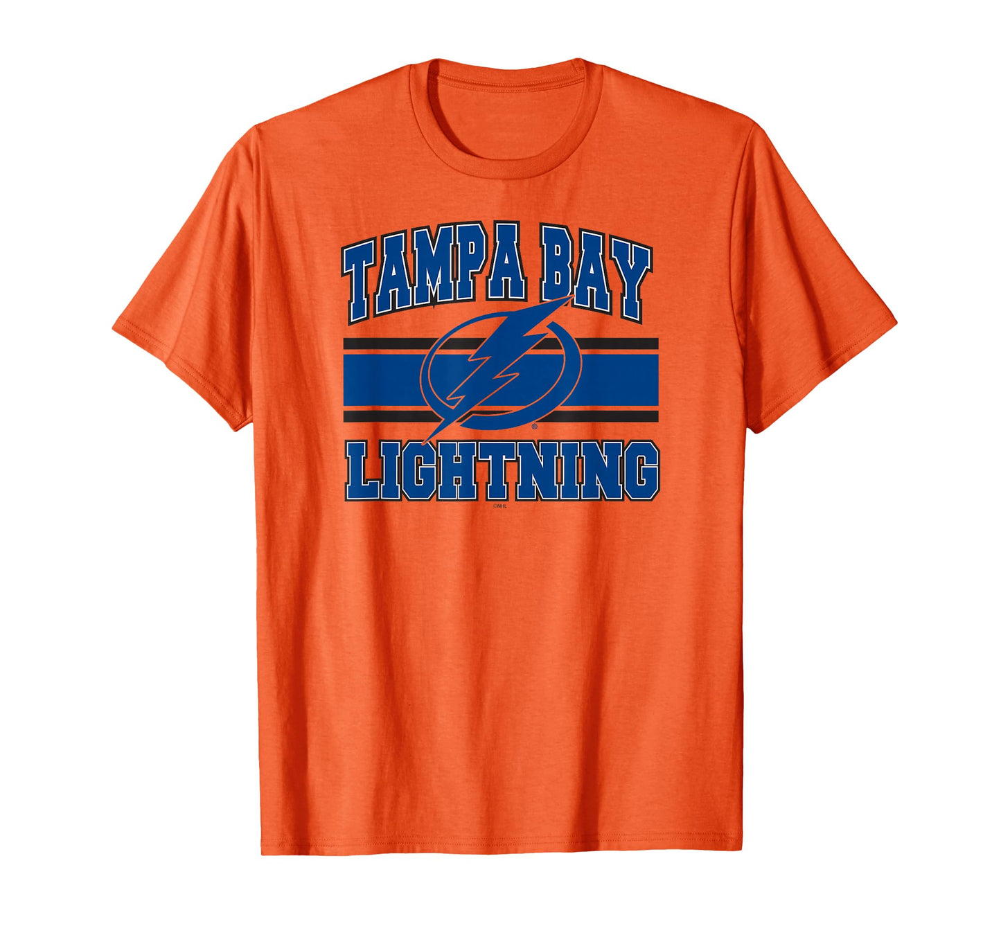 Tampa Bay Lightning Stripe Gray Officially Licensed T-Shirt
