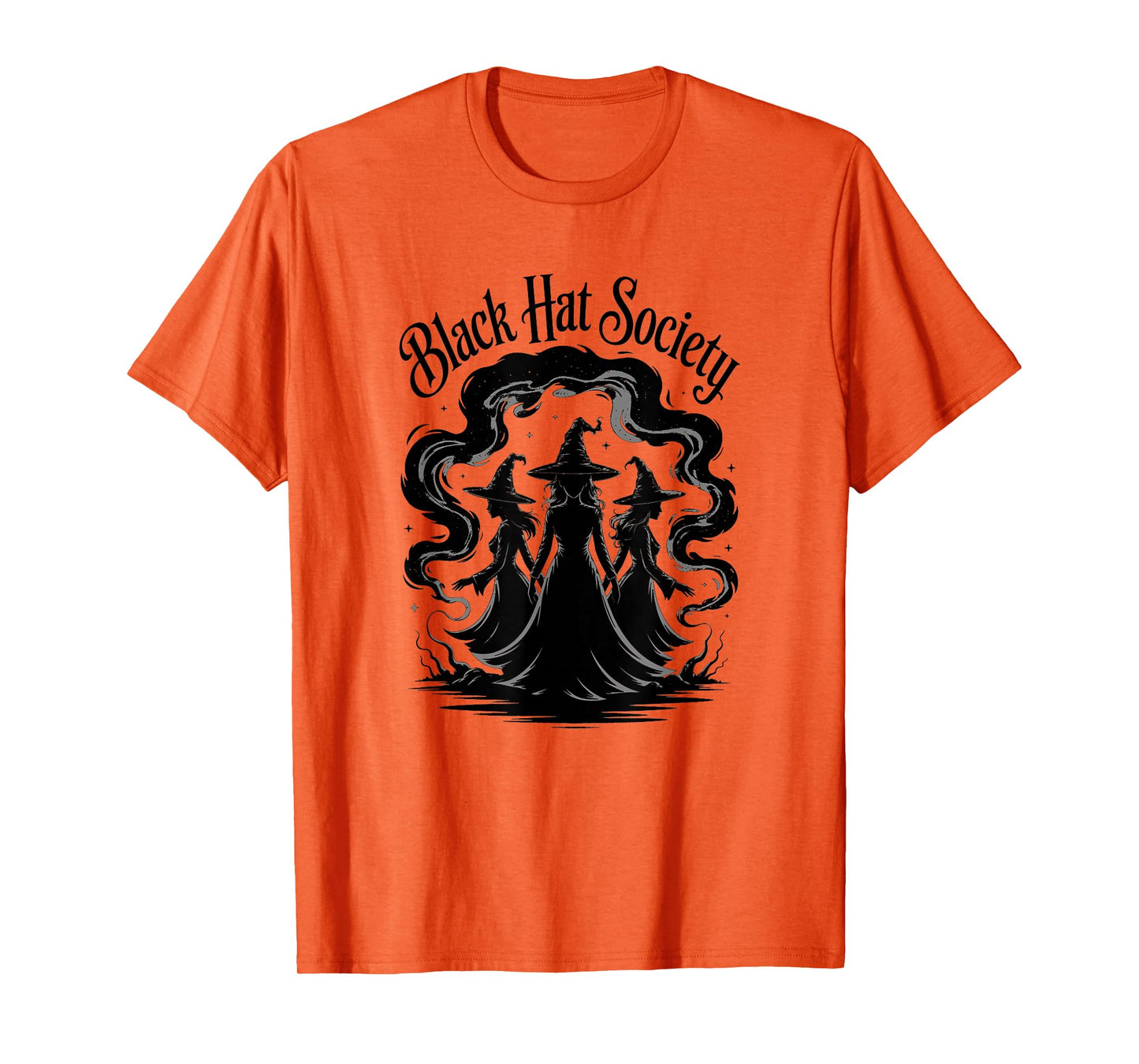 Funny Halloween Witch Black HAT Society T-Shirt