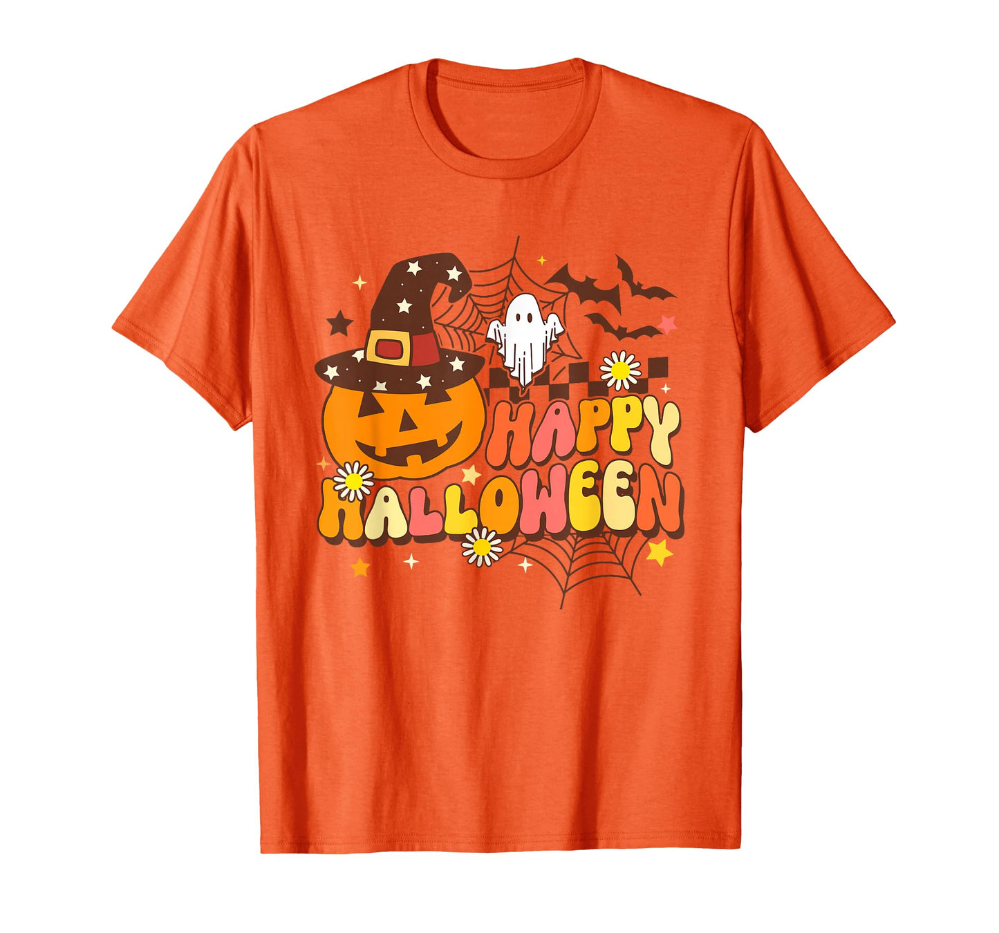 Happy Halloween Pumpkin Ghost T-Shirt
