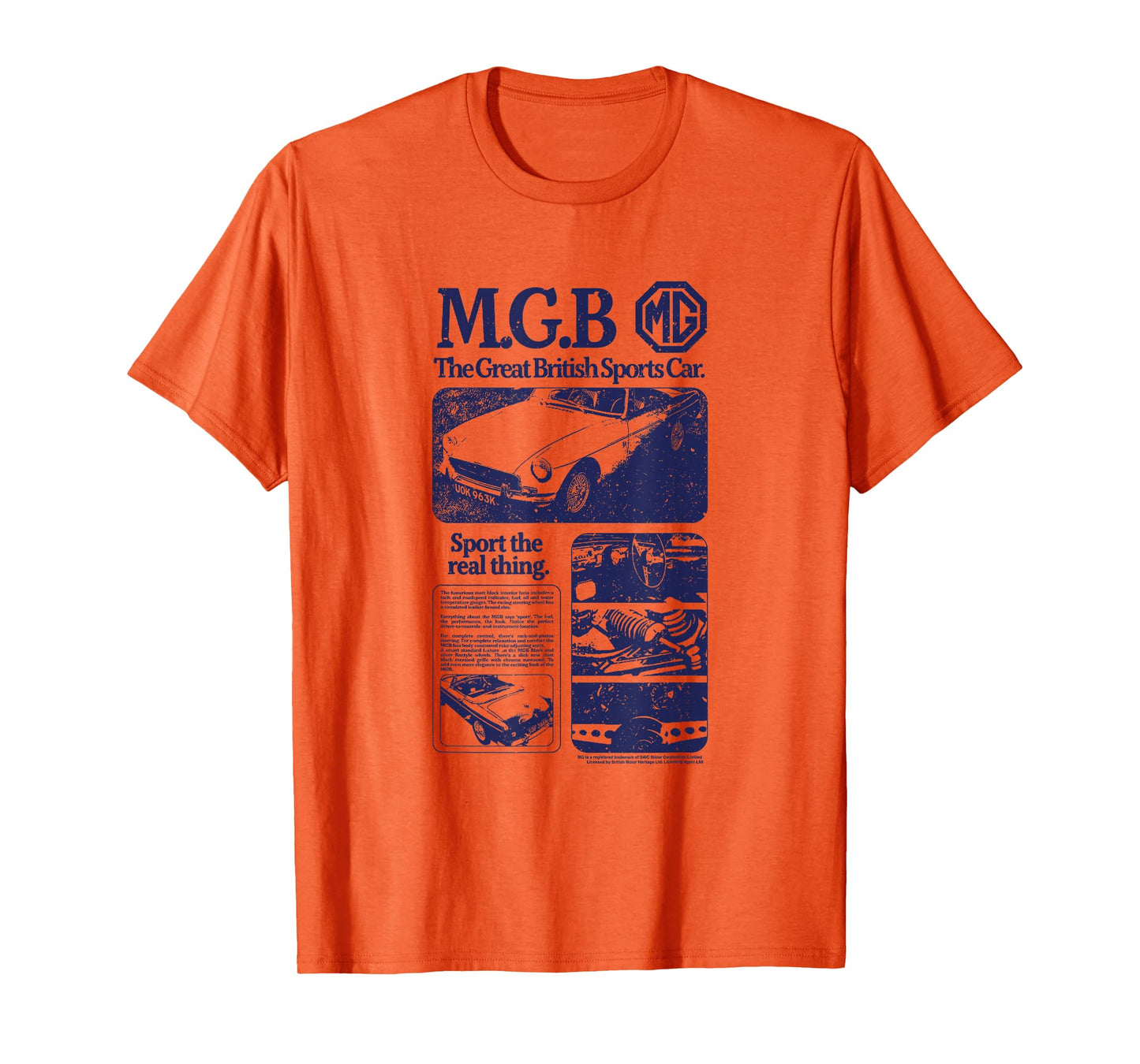 MG MGB Sports Car Promo Ad T-Shirt