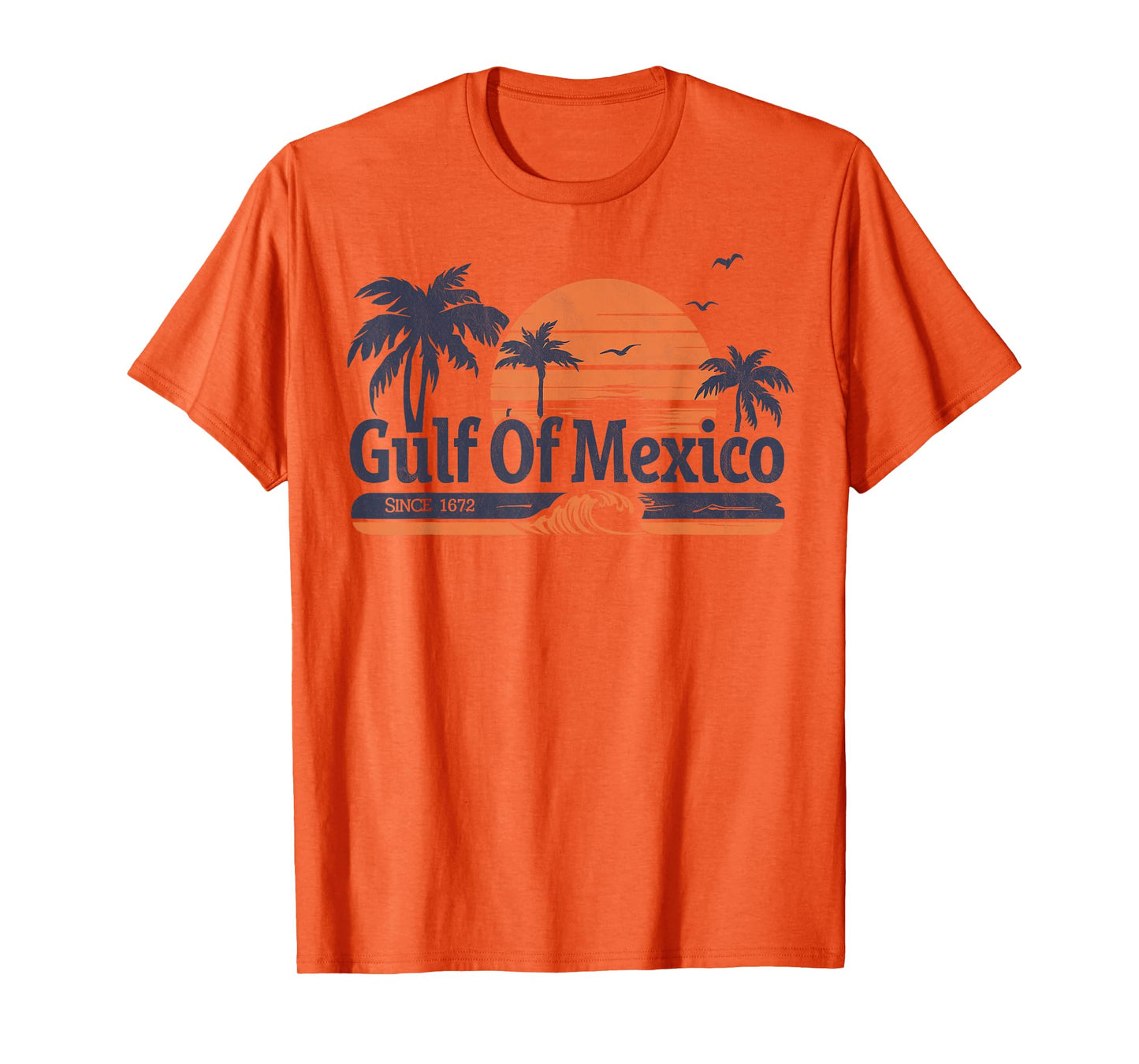 Gulf of Mexico 1672 retro Gulf of Mexico forever T-Shirt