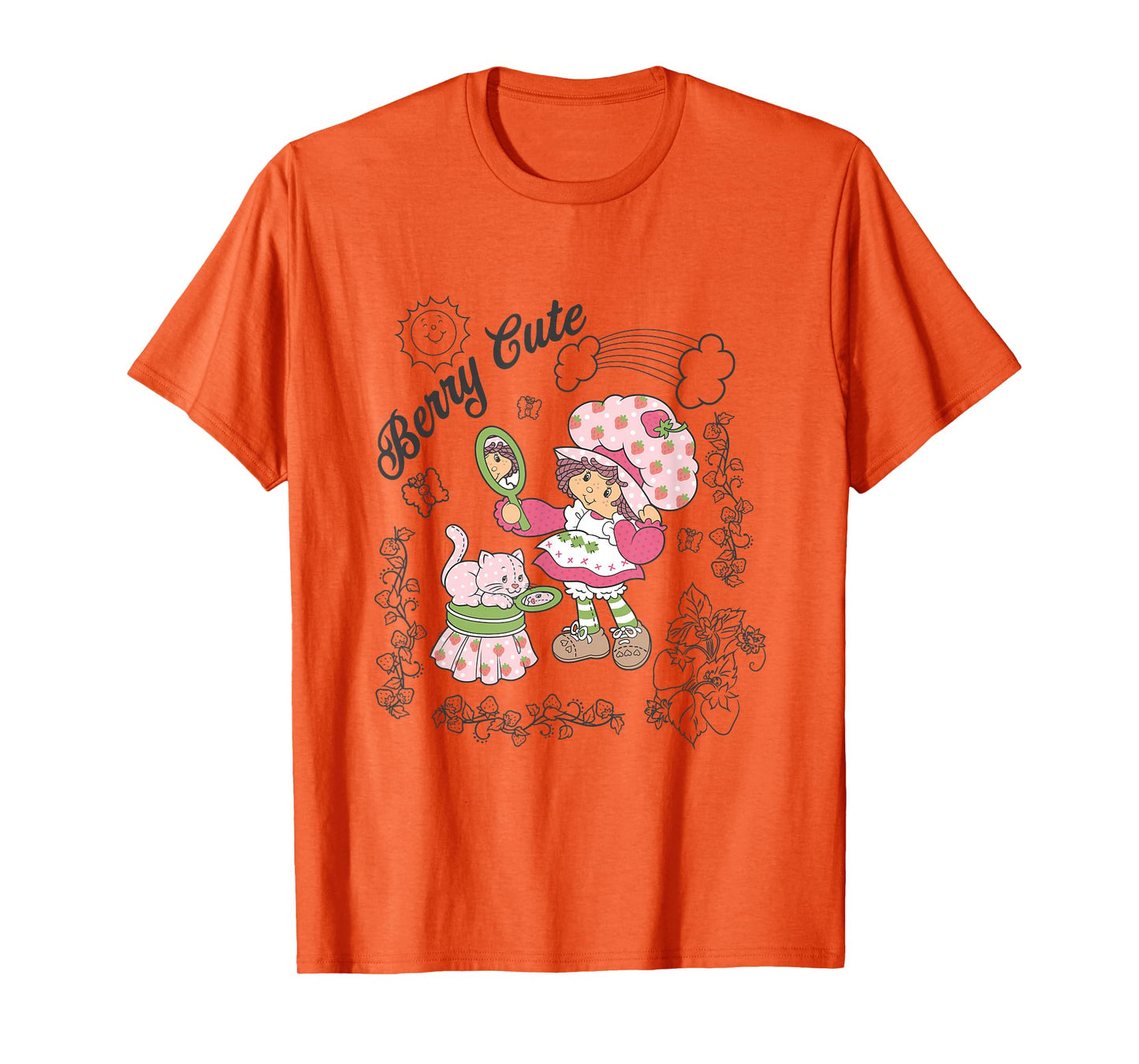 Strawberry Shortcake & Kitty Custard Berry Cute T-Shirt