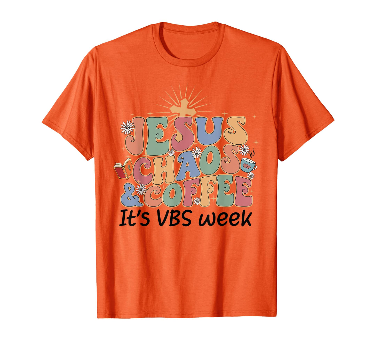 Jesus Chaos and Coffee VBS Crew 2023 T-Shirt