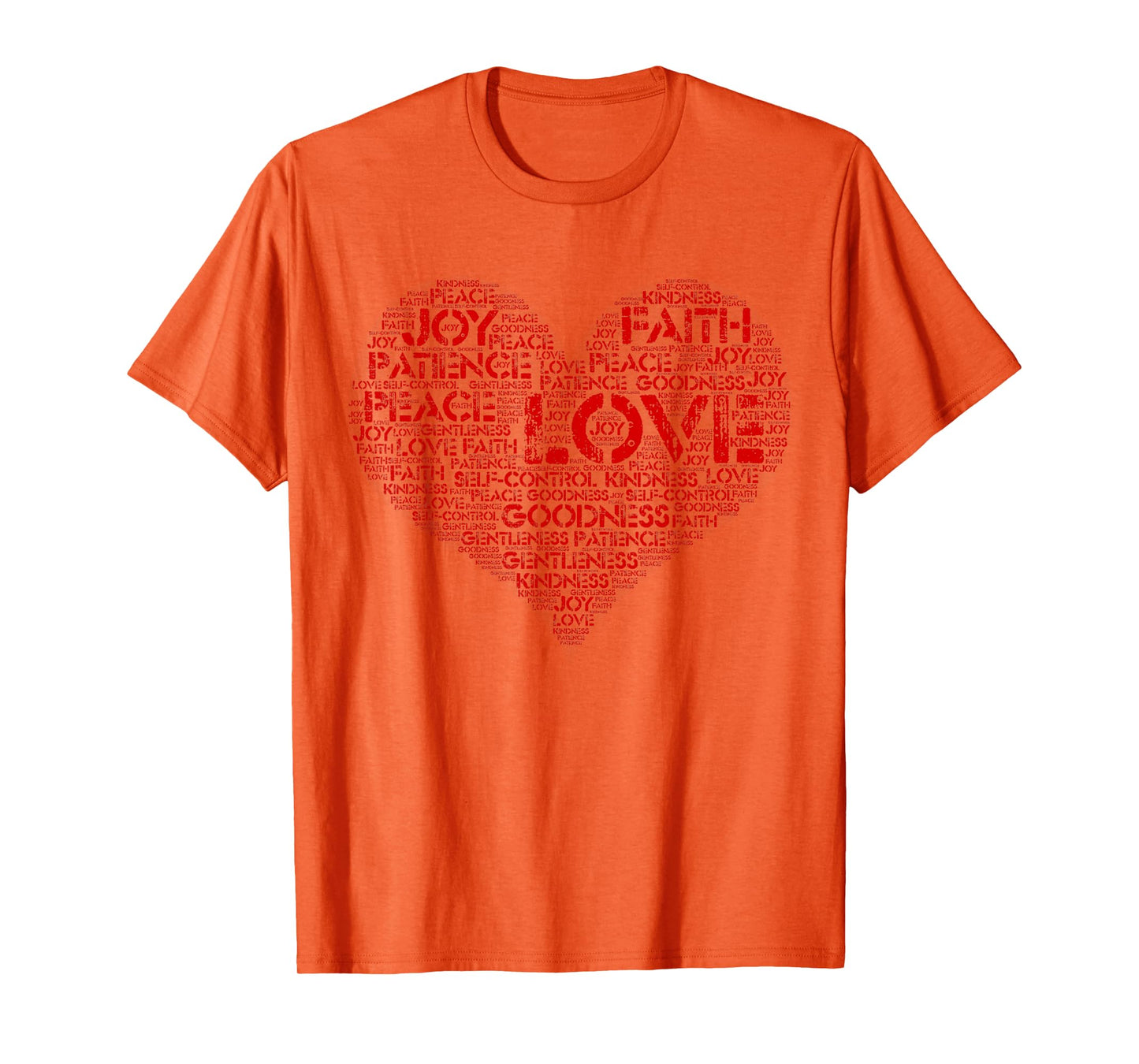 Christian Love Heart, Fruit of the Spirit gift Faith T-Shirt