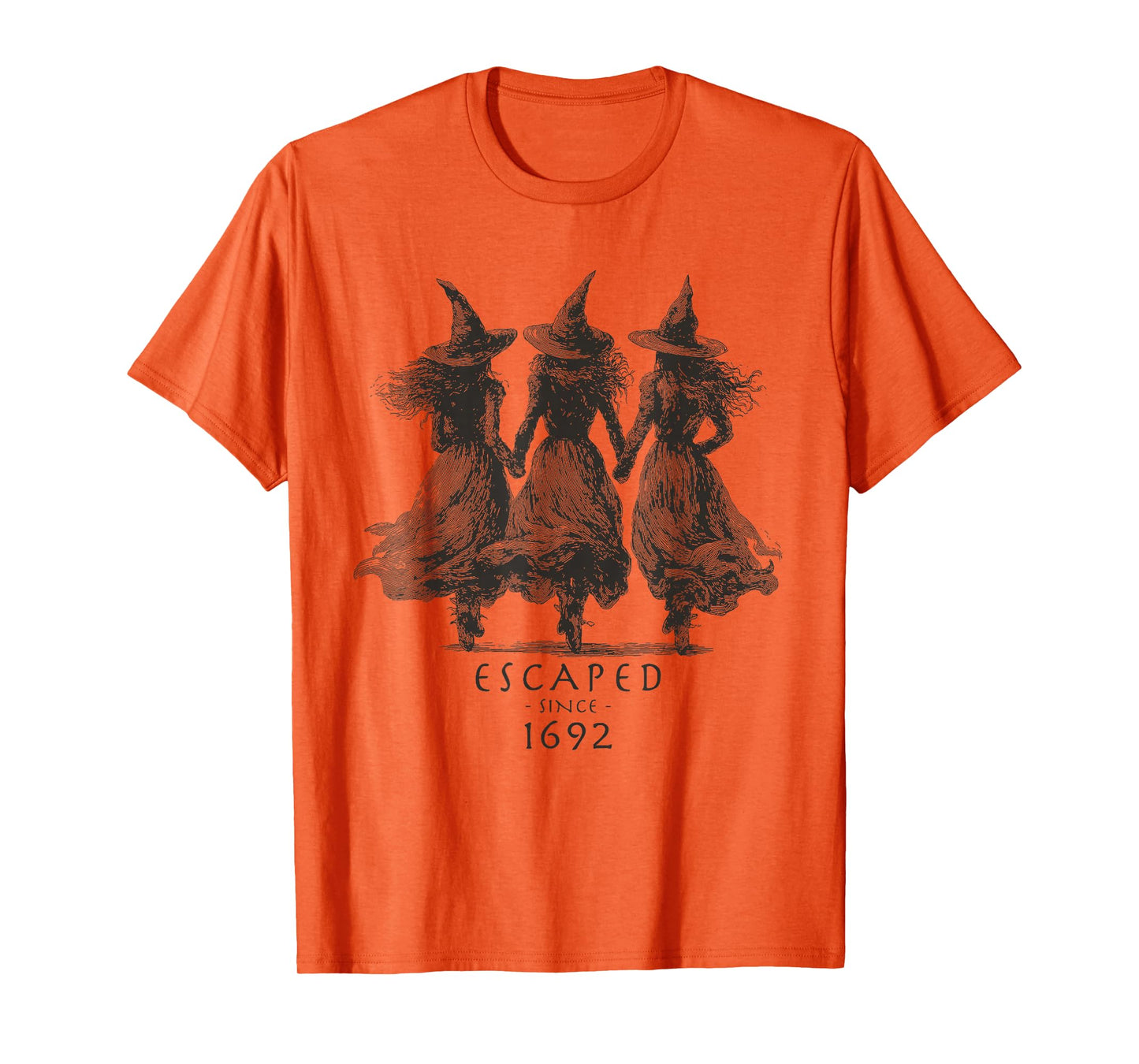 Escaped Since 1692 Salem Witch Halloween T-Shirt