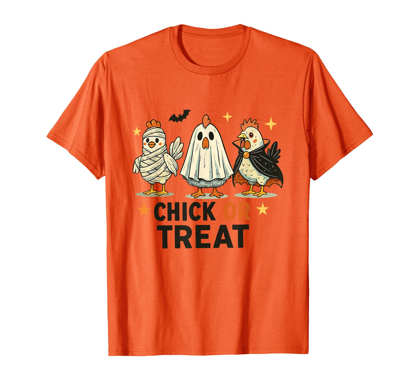 Chick or Treat Halloween Chicken Ghost Spooky Chicken Lover T-Shirt