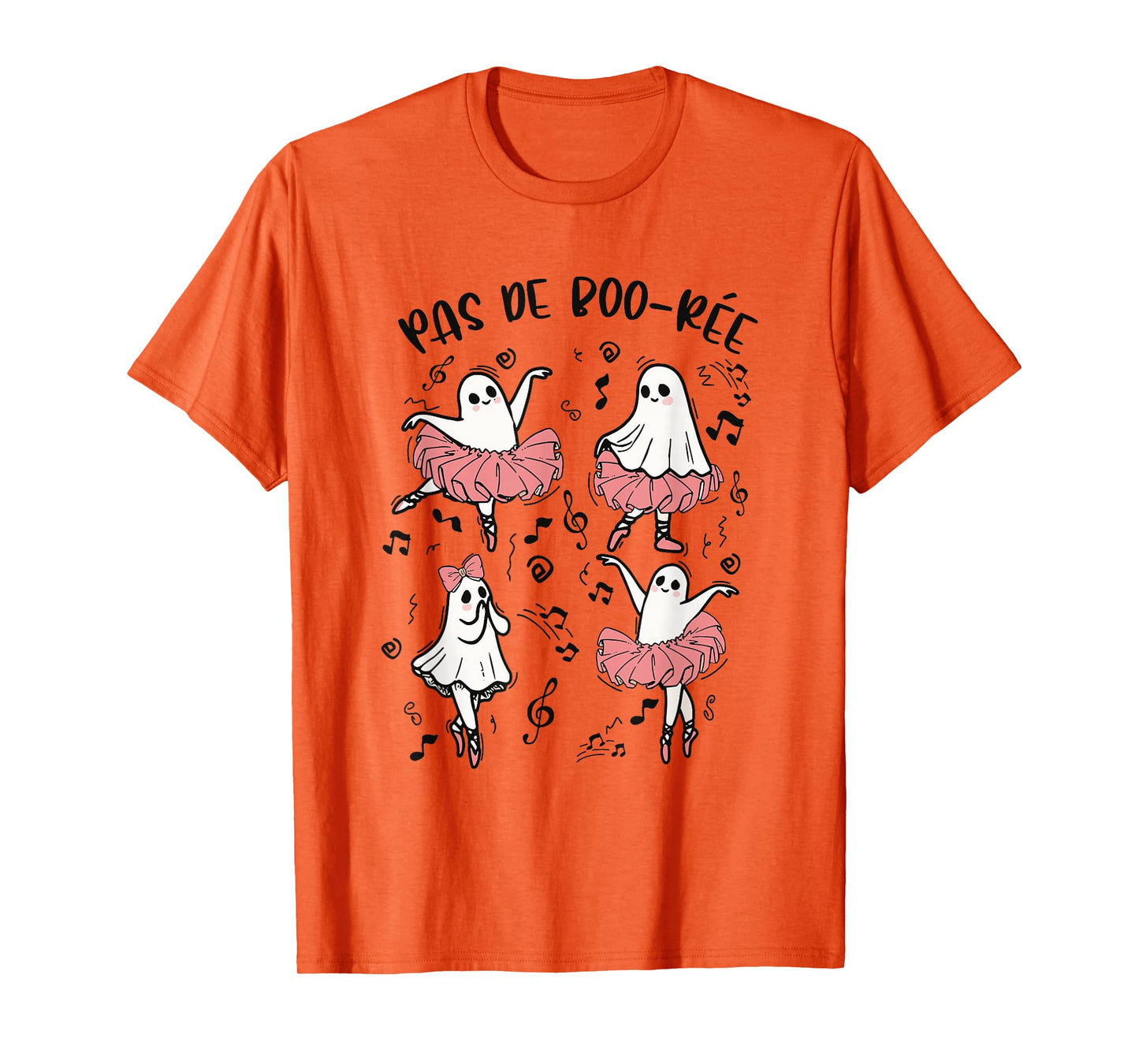 Pas De Boo-rée Ghost Ballet Halloween Ghost Dance Lover T-Shirt